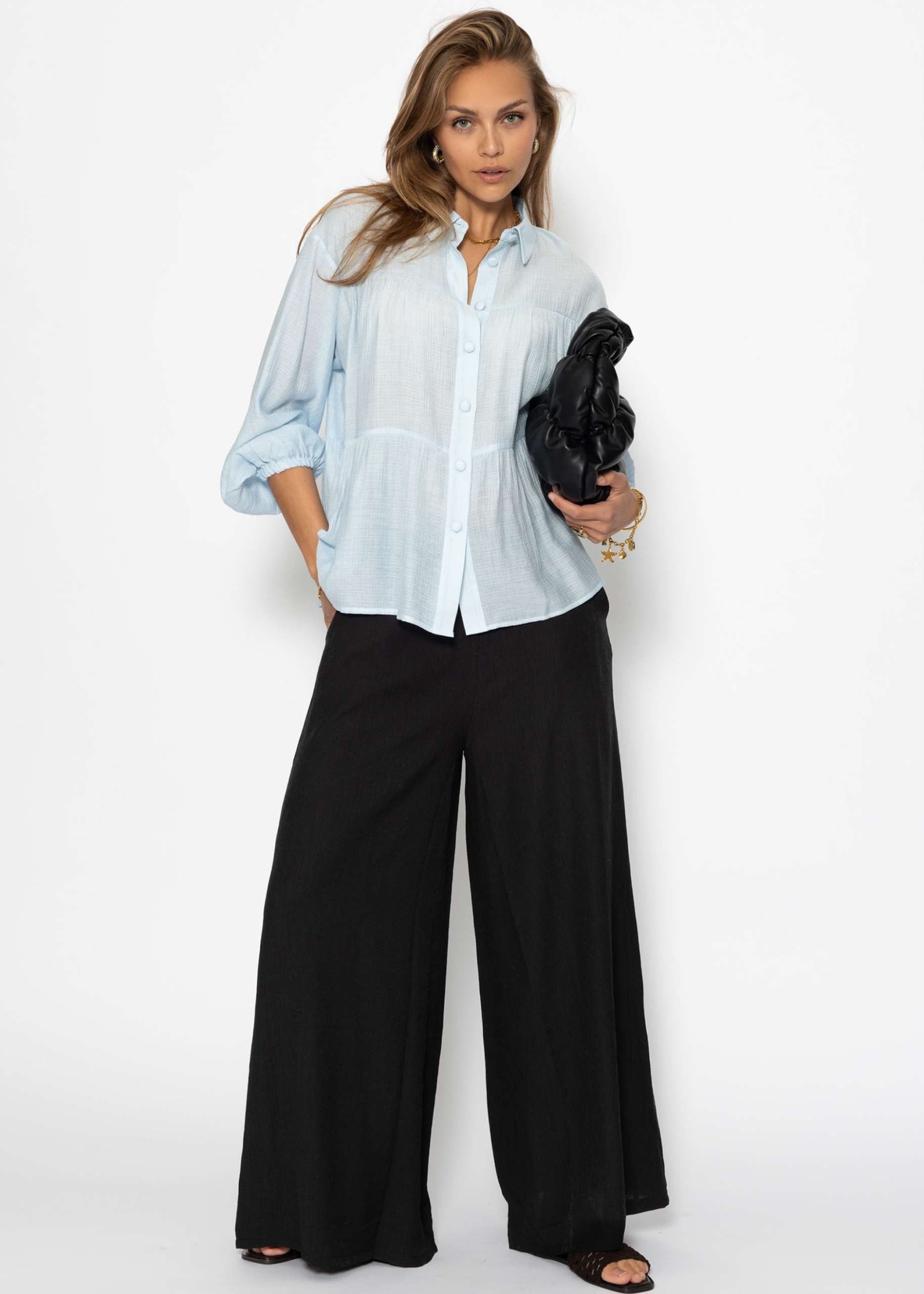 SASSYCLASSY Stoffhose Lässige Hose Damen in günstig online kaufen