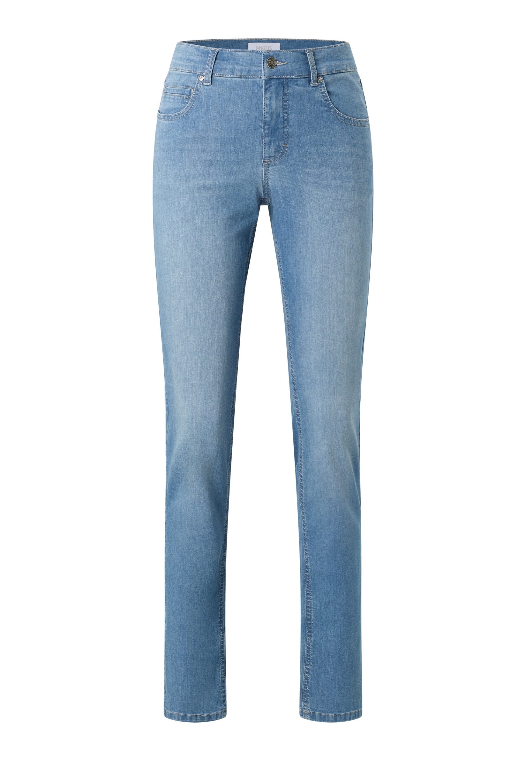 ANGELS Slim-fit-Jeans CICI - Jeans mit geradem Bein - elastische Denim - Slim Fit