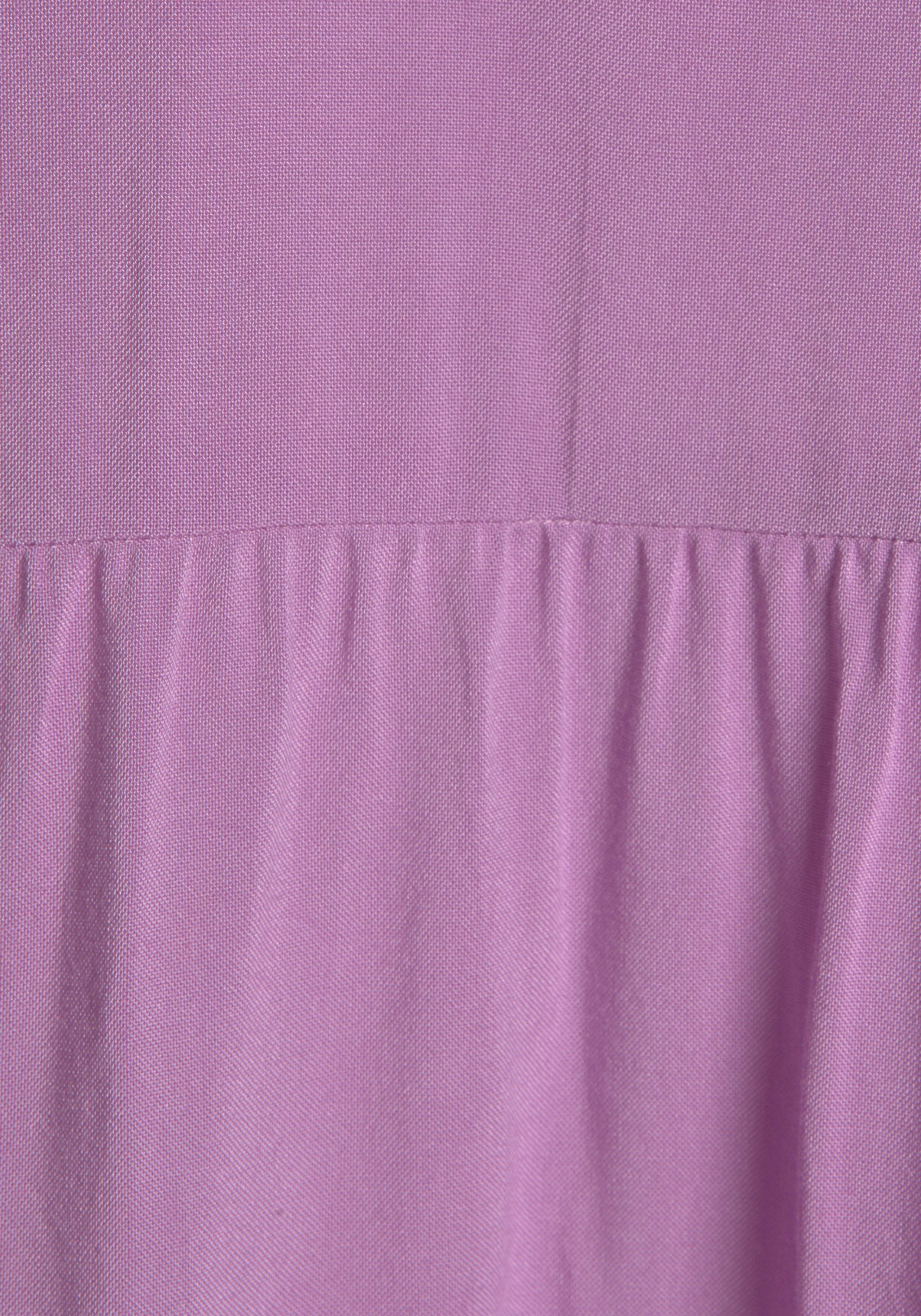 LASCANA Longbluse mit Spitzeneinsätzen, Tunika, Blusenkleid, Strandmode