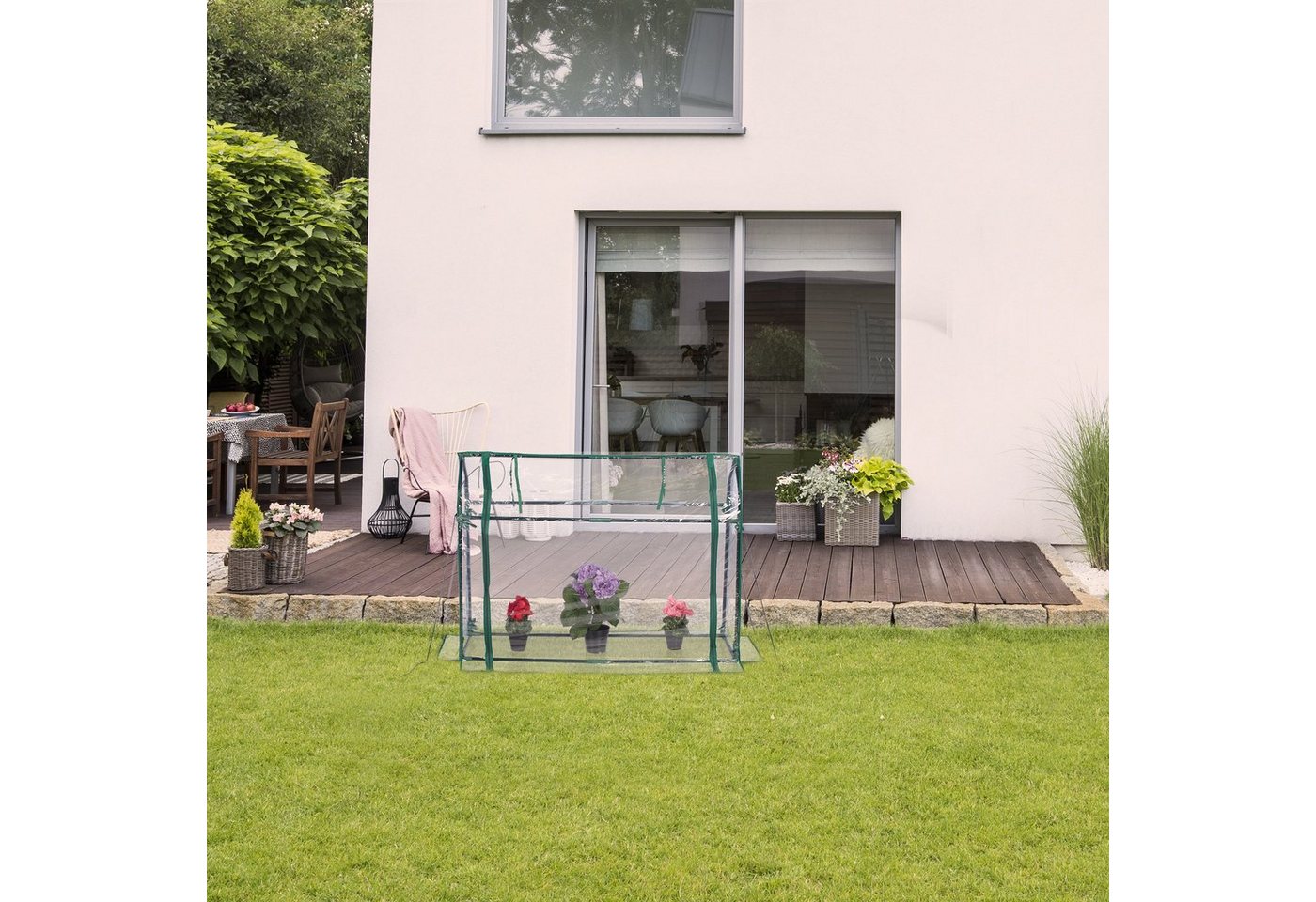 Thumbnail - relaxdays Foliengewächshaus PVC
