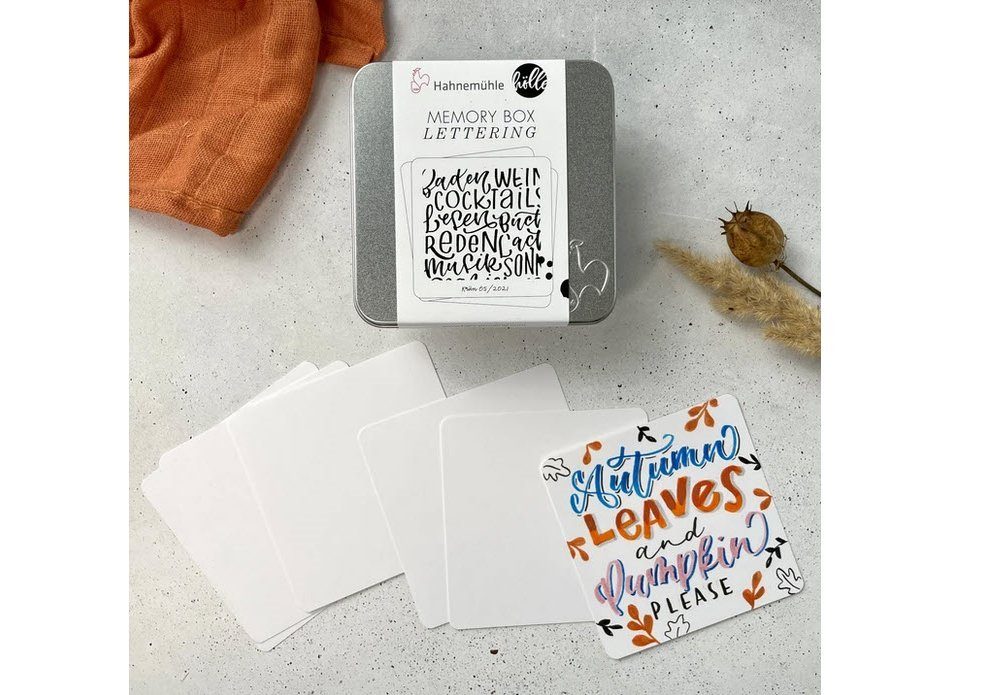 Hahnemühle Aquarellblock Memory Box Lettering, säurefrei, vegan