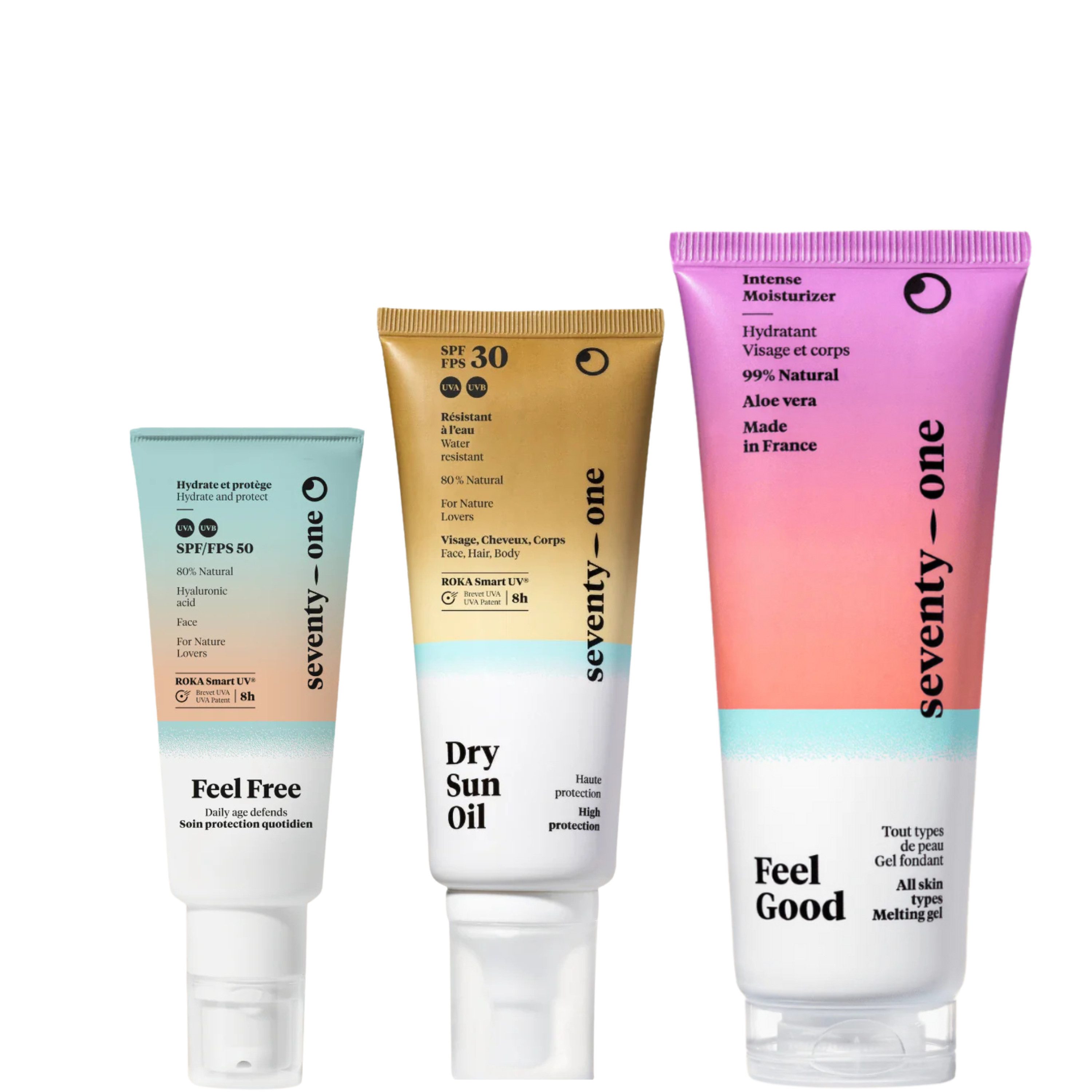 SEVENTY ONE Sonnenschutzpflege Sun Care Set Face & Body, 3-tlg.