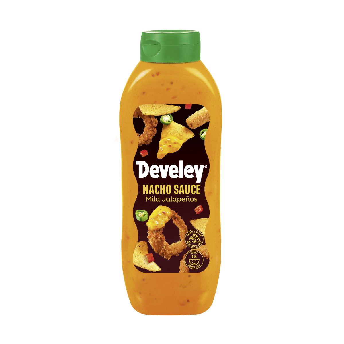 Develey Saucen, Develey Nacho Sauce Mild Jalapenos vegan Packung 875 ml