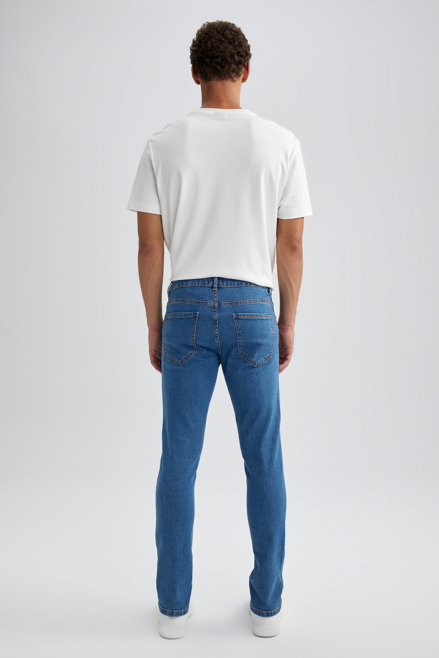 DeFacto Skinny-fit-Jeans Slim-fit-Jeans CARLO SKINNY FIT - DENIM