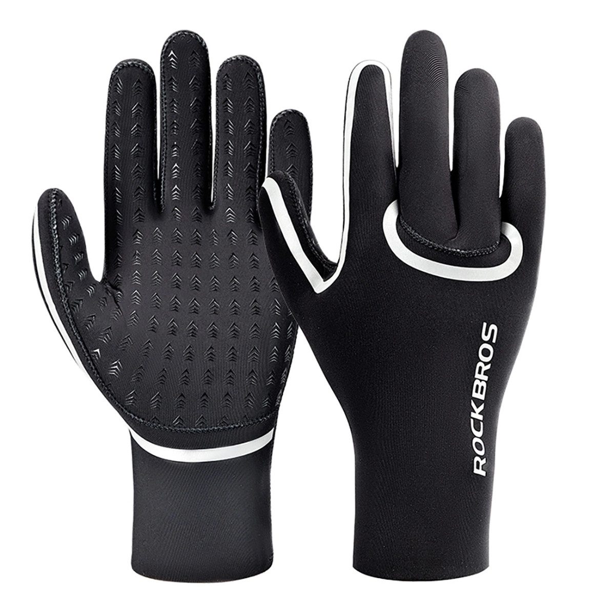 ROCKBROS Fahrradhandschuhe Rockbros komplett wasserdichte Fahrradhandschuhe günstig online kaufen