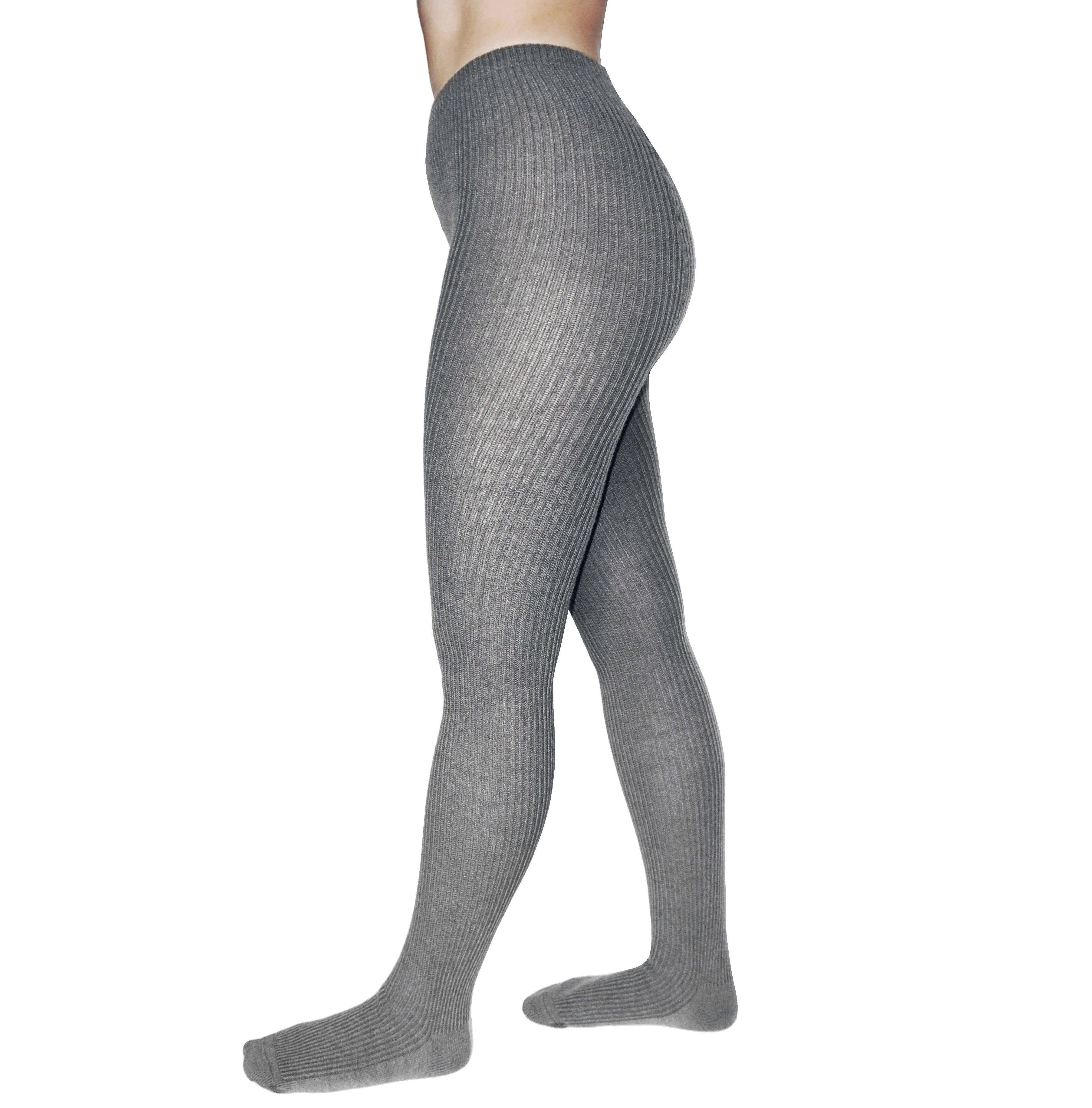 WERI SPEZIALS Strumpfhersteller GmbH Strickstrumpfhose Damen Strickstrumpfhosen >>Rippe 1:1<< aus Wolle