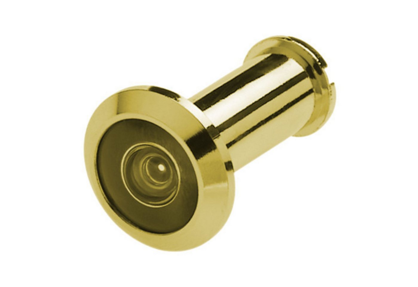 BASI Türspion TS 680 nicht für Glastüren, DIN Vorschrift 1,20m, (Packung) Weitwinkel 180°, Türstärken 35 - 58 mm, Einbau Ø 14 mm, Farbe Silber