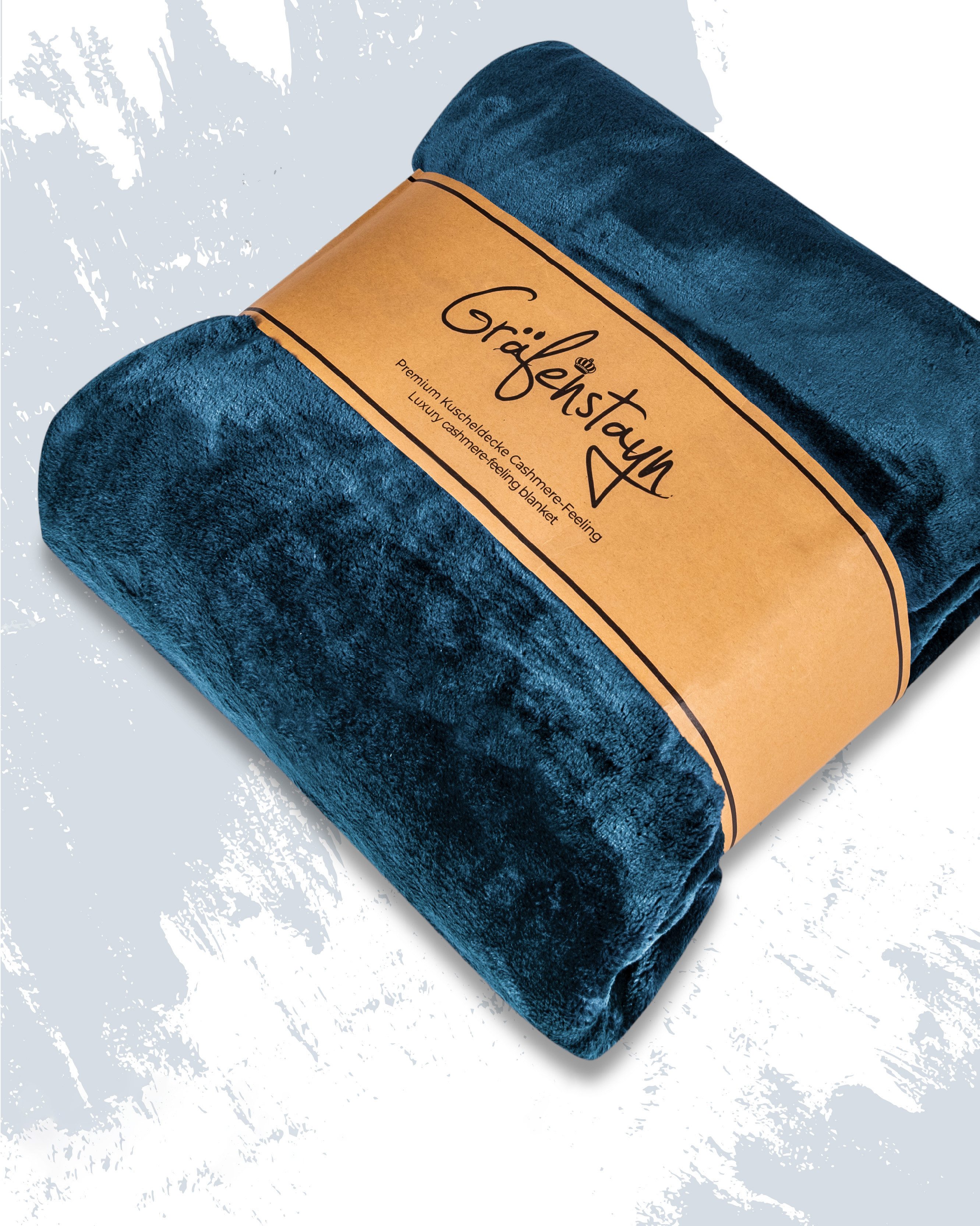 Wohndecke Cashmere Feeling Kuscheldecke weich & flauschig - warme Fleecedec günstig online kaufen