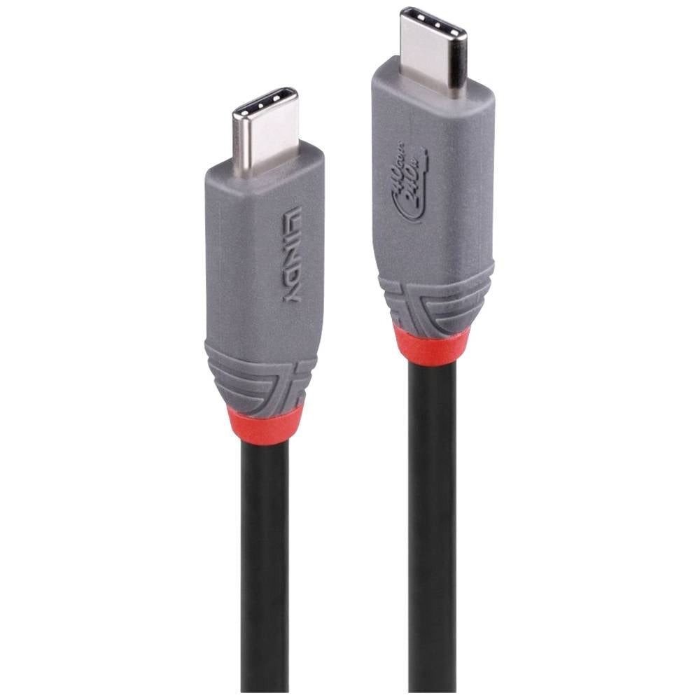 Lindy 2m USB 4 240W Typ C Kabel, Anthra Line 36958 USB-Kabel
