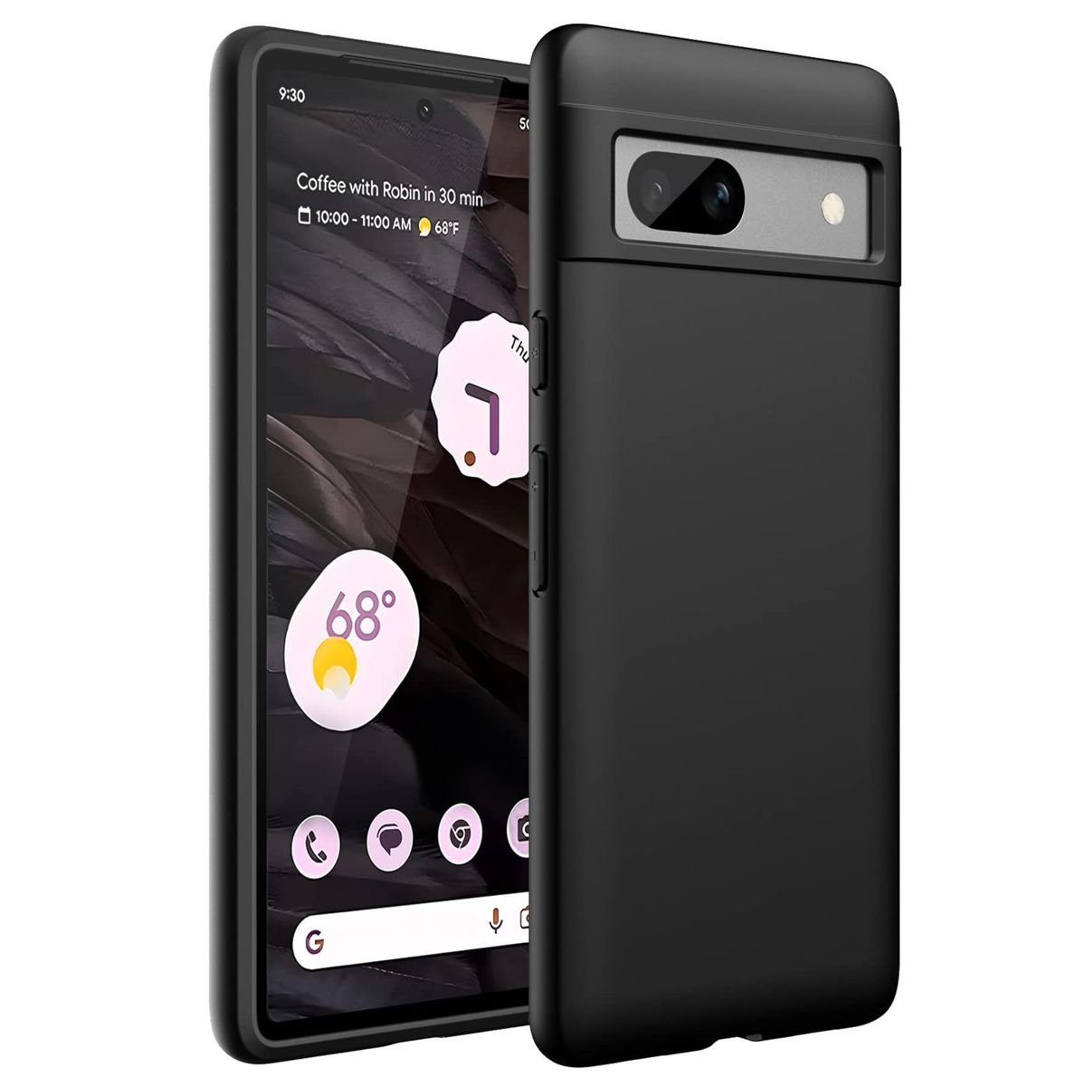 Foluu Klare Handyhülle Für Google Pixel 7a (2023) – TPU, Kratzfester Fallschutz, Kristallklar