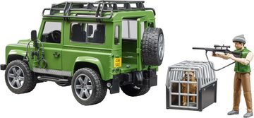 Bruder® Spielzeug-Auto Land Rover Defender Station Wagon mit Förster und (02587), Made in Europe
