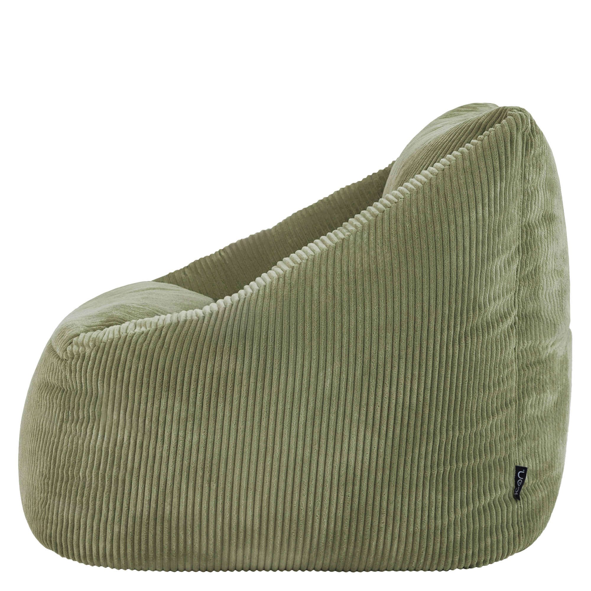 icon Sitzsack Riesen Sessel aus Cord Flauschig „Natalia", Sitzsack XXL, Made in Germany, für Erwachsene & Kinder, für Wohnzimmer – Bild 5 von 5