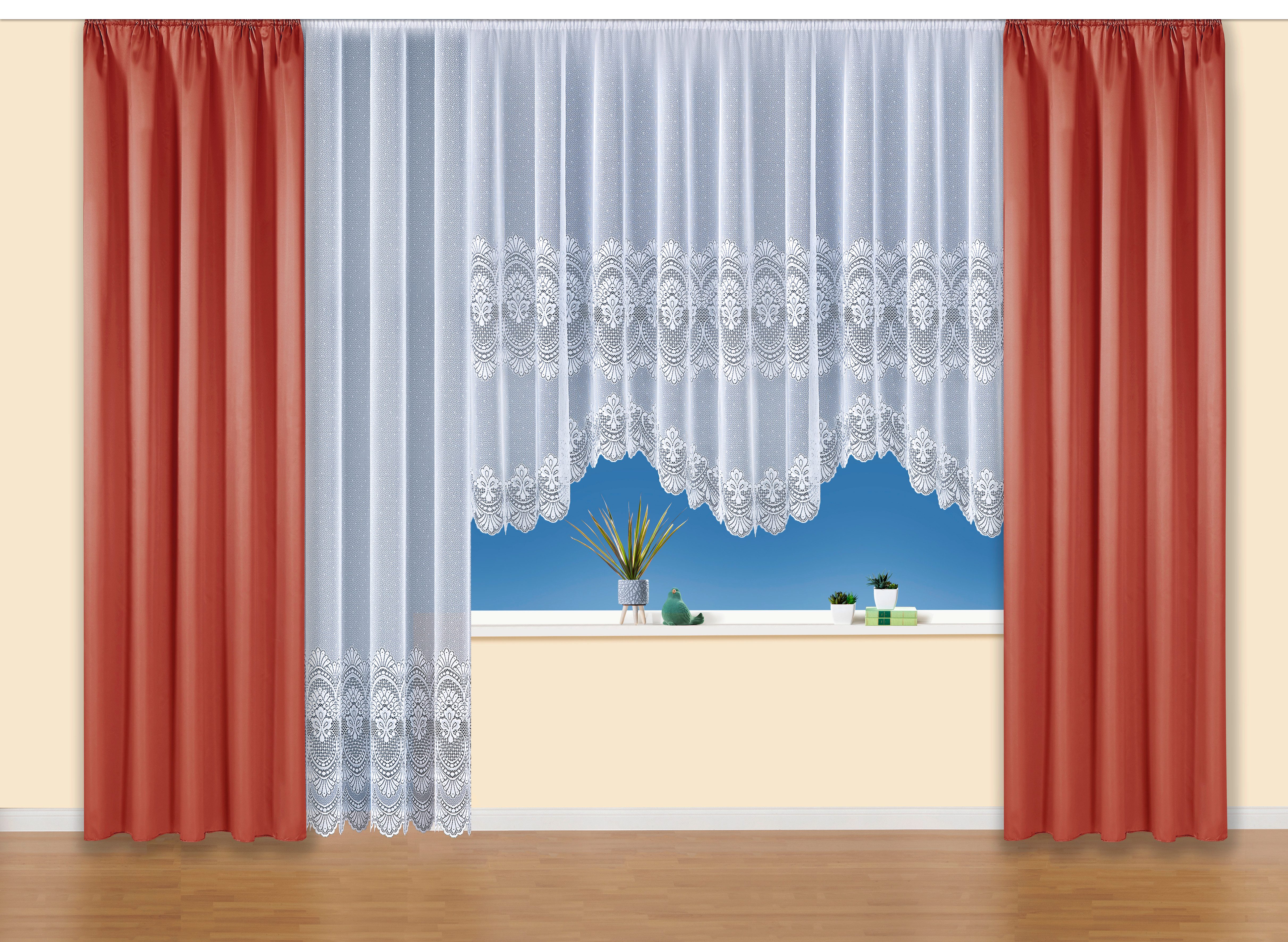 Weckbrodt Vorhang Nicoletta (1 St), Kräuselband, blickdicht, Gardine, Store, Übergardine, blickdicht