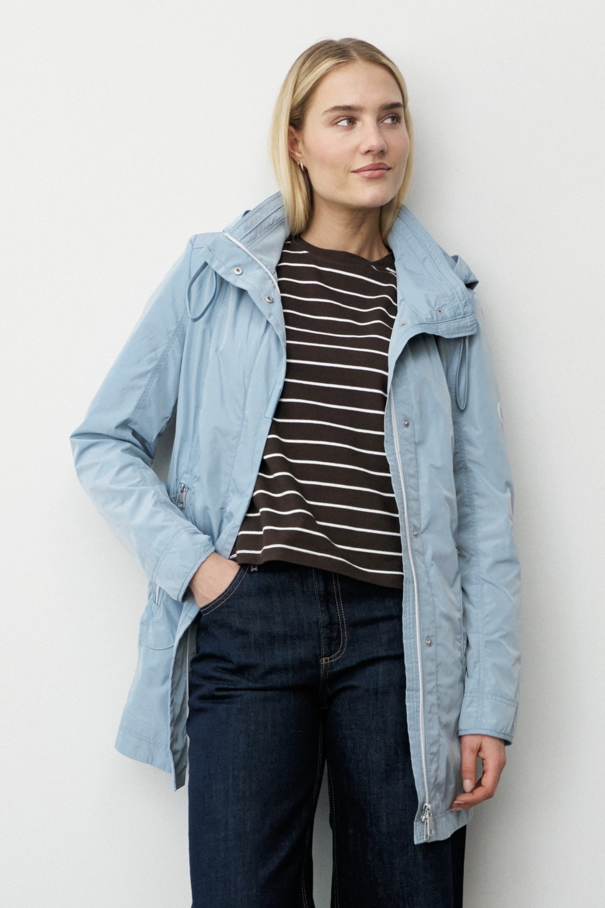 Barbara Lebek Parka Outdoorjacke, Frühlingsjacke oder Damenjacke mit Kapuze günstig online kaufen