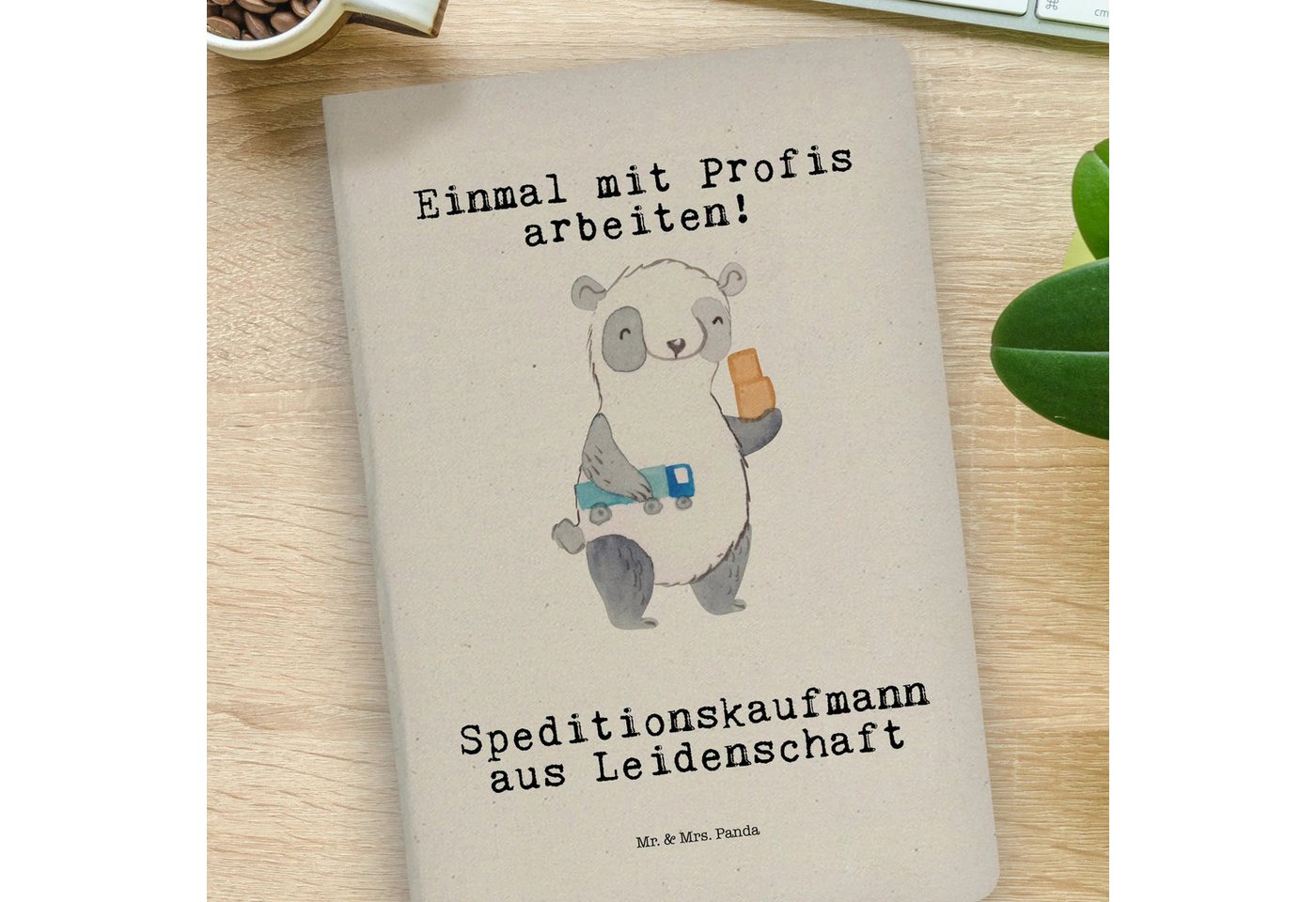 Thumbnail - Mr. & Mrs. Panda Notizbuch Speditionskaufmann Leidenschaft - Transparent - Geschenk, DIN A4 Noti Mr. & Mrs. Panda, Echte...