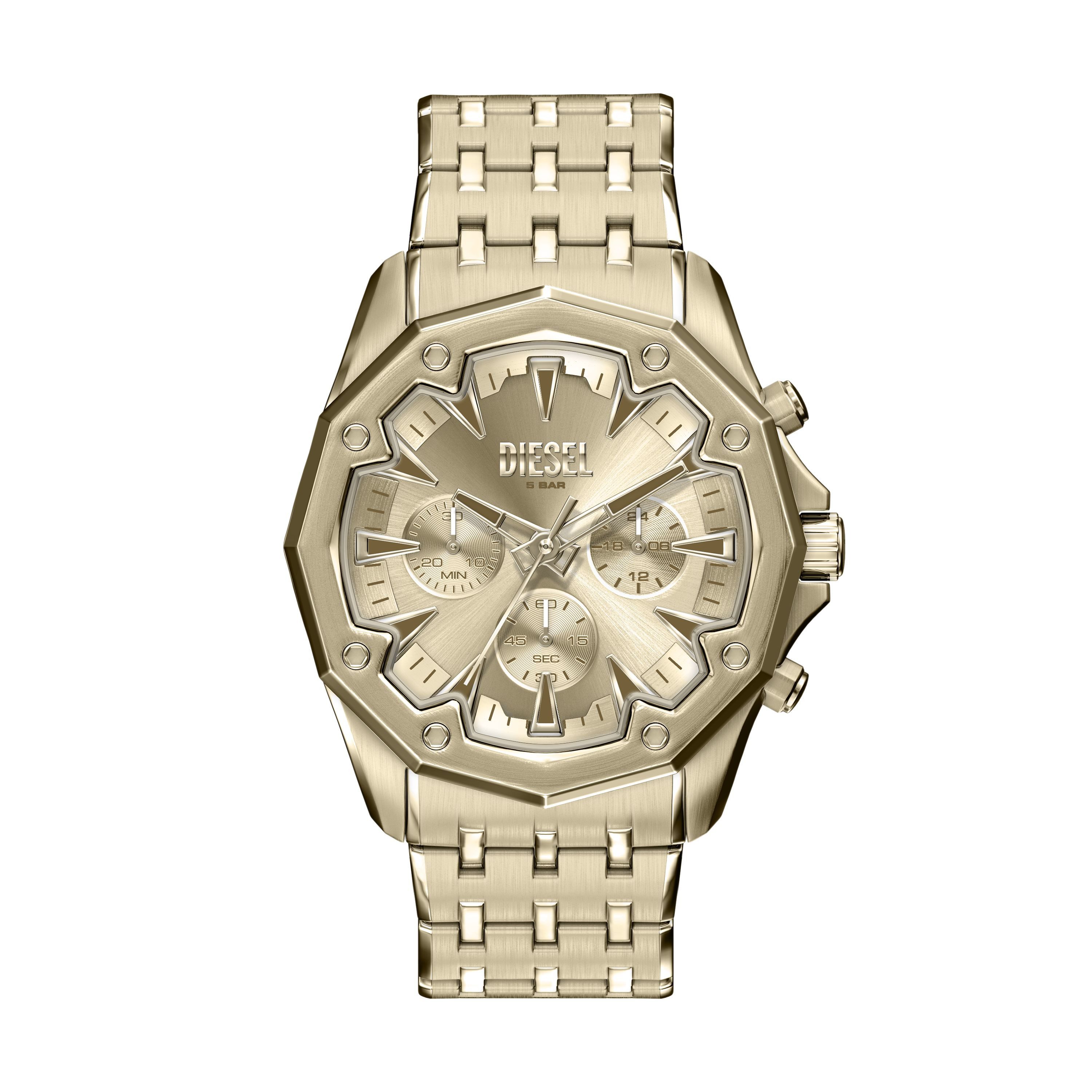 Diesel Chronograph STINGER DZ4707, Quarzuhr, Armbanduhr, Herrenuhr, Edelstahlarmband, analog