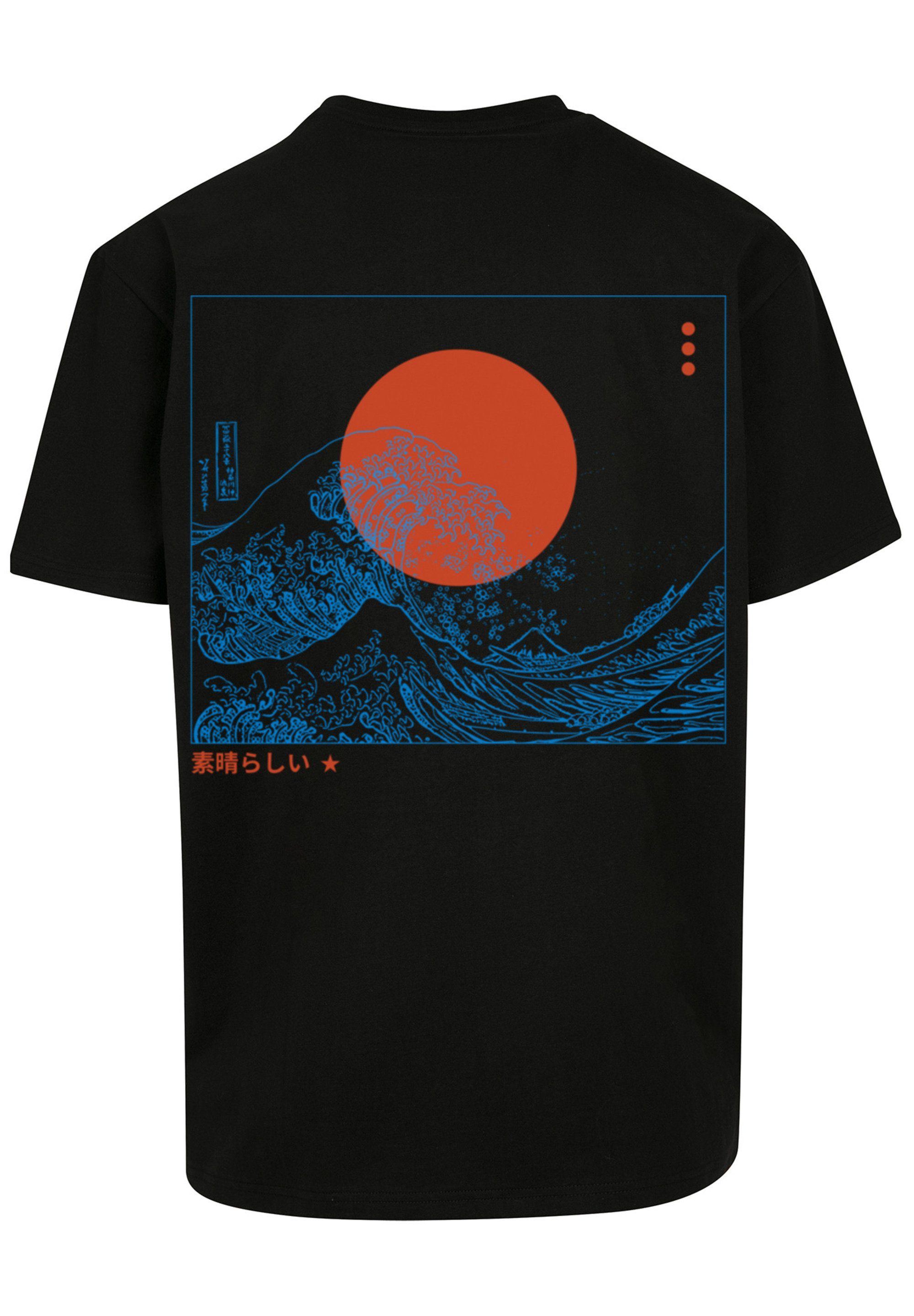 F4NT4STIC T-Shirt Kanagawa Welle Japan Print günstig online kaufen