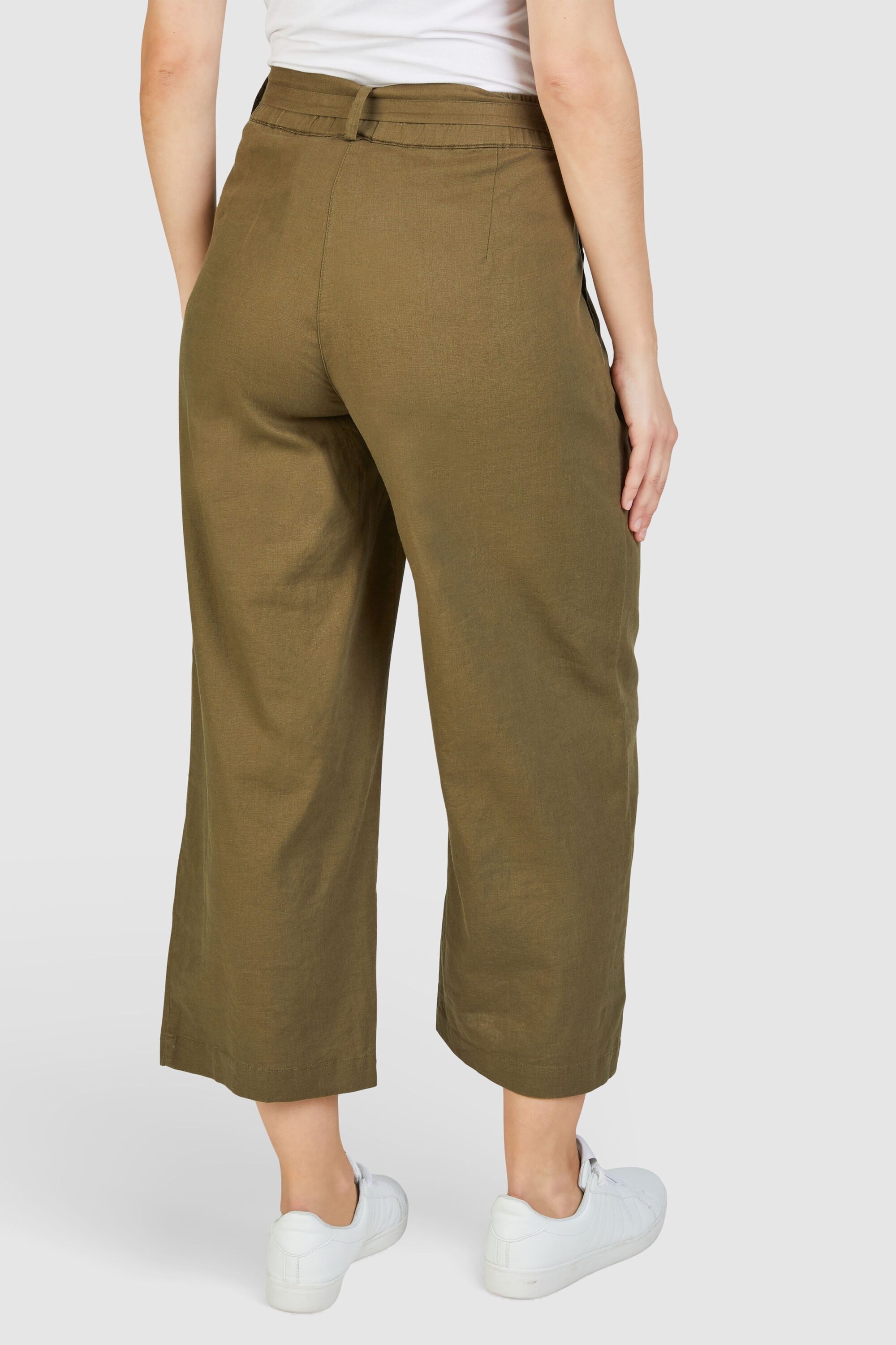 NAVIGAZIONE Stoffhose Leinen-Viskose-Mix