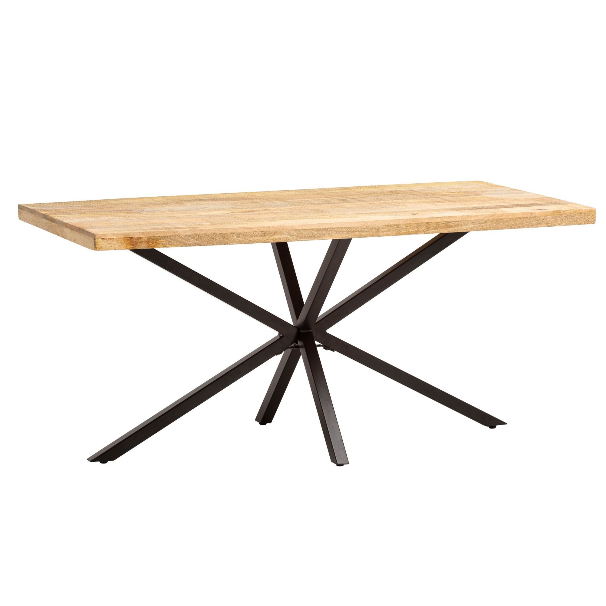 FINEBUY Esstisch Esszimmertisch Mango Massivholz Esstisch Küchentisch Indus günstig online kaufen