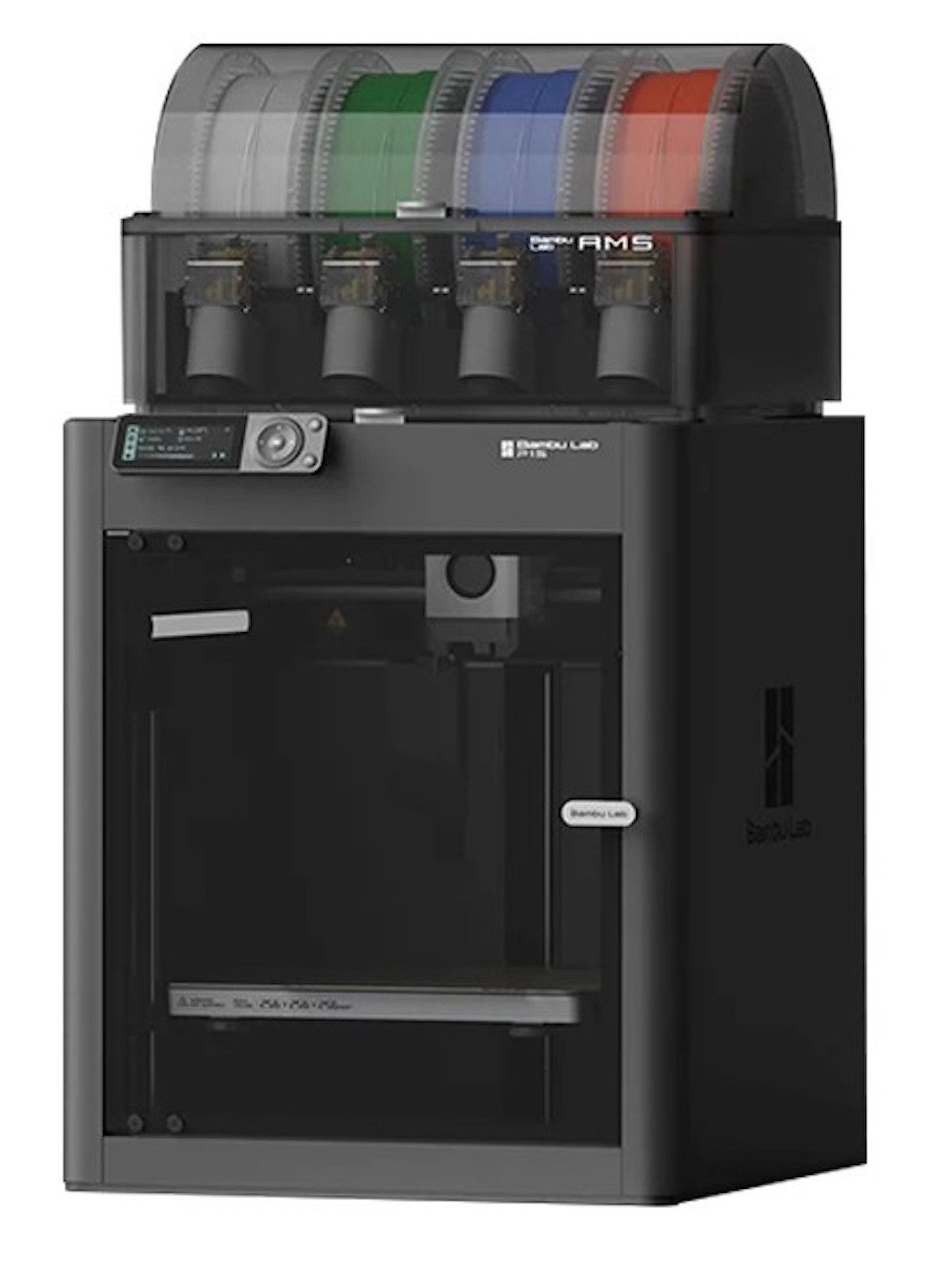 Bambu Lab 3D-Drucker Bambu Lab P1S Combo 3D Drucker & AMS, Bis zu 500 mm/s Druckgeschwindigkeit ohne Qualitätsverlust