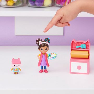 Spin Master Spielwelt Gabby's Dollhouse - Cat-tivity Pack – Bastelset mit Baby Box, Art Studio