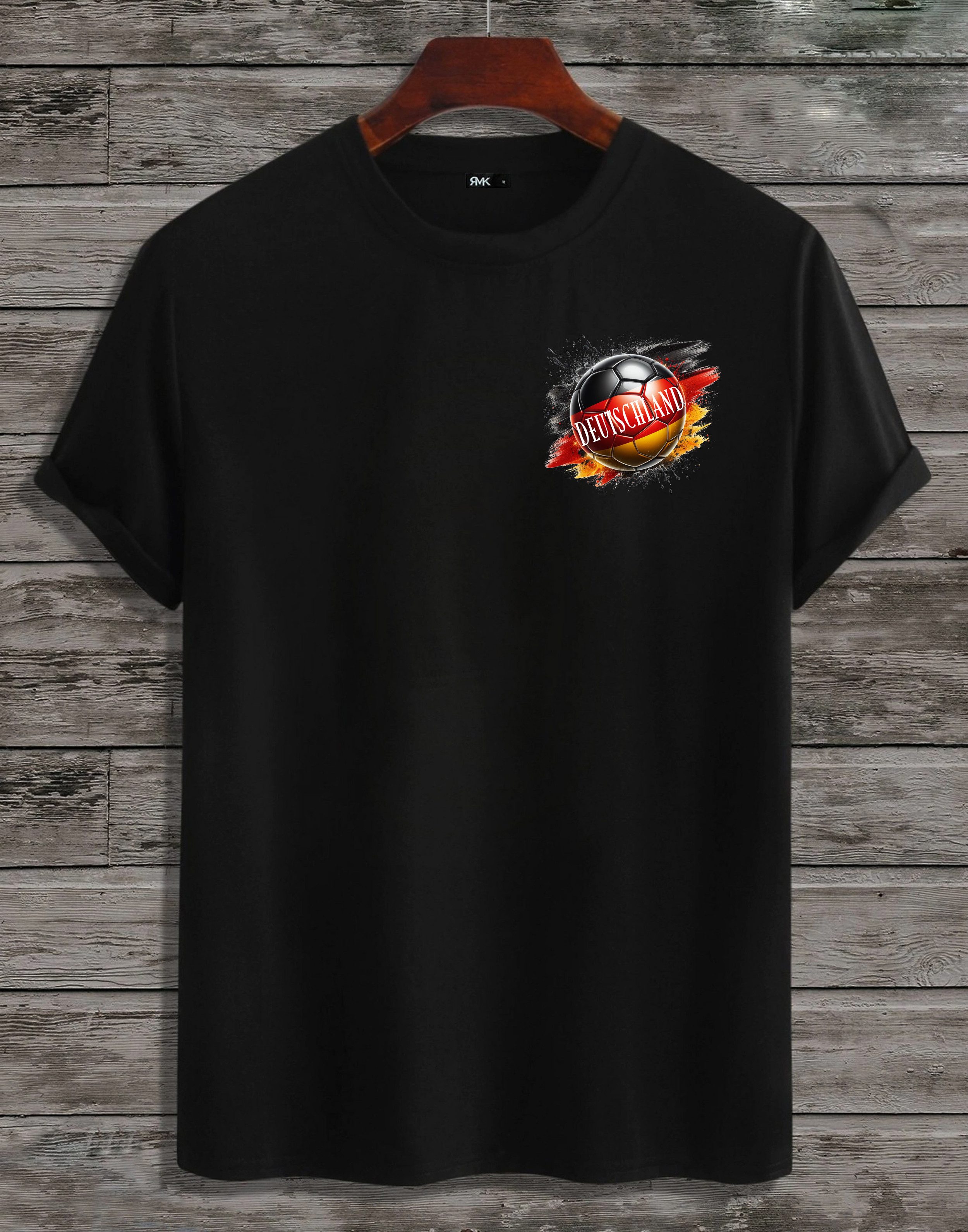 RMK T-Shirt Herren Shirt Trikot Fan Fußball Deutschland Germany EM WM aus Baumwolle