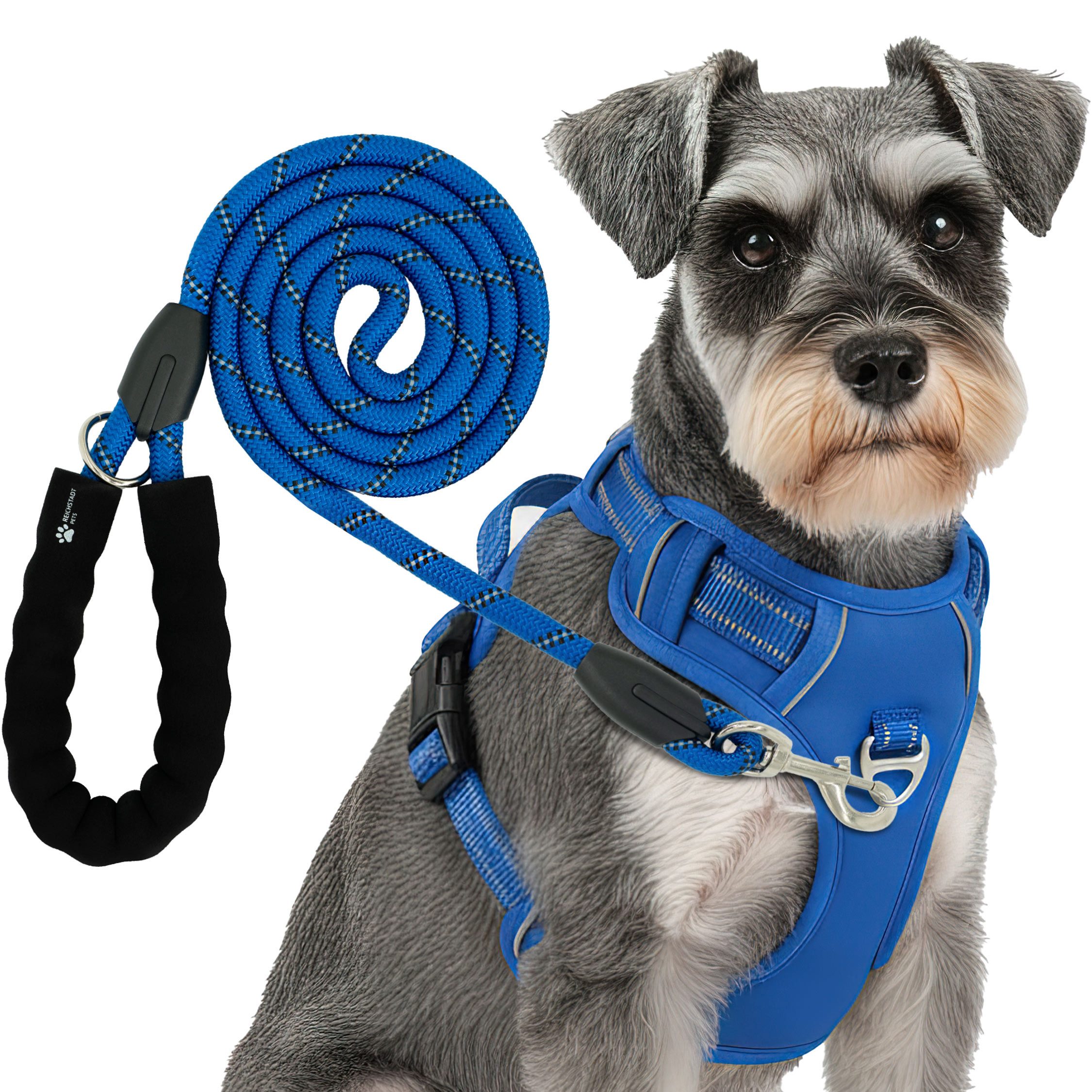 Reichstadt Hunde-Geschirr RS Pets Hundegeschirr & Leinen Set 25RSP083-4, Polyester, atmungsaktives Netzgewebe und robuster Oxford-Stoff