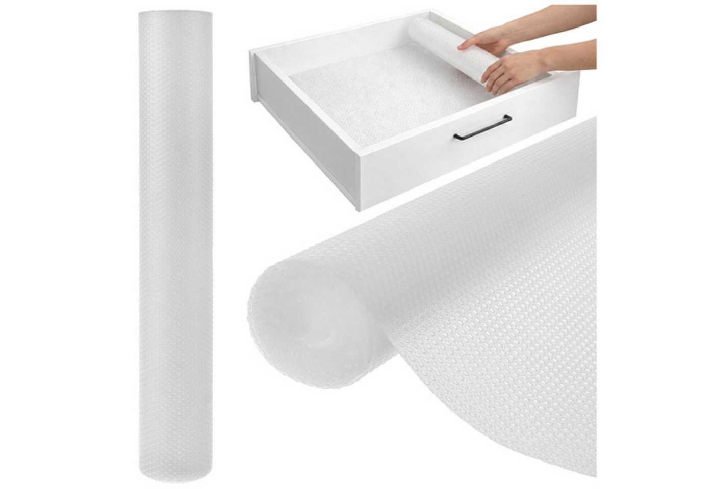 Ruhhy Antirutschmatte Antirutschmatte 500x50 cm Schutzmatte für Schubladen und Regale, Antirutschmatte Rolle 500x50 cm zuschneidbare Schutzmatte für Schubladen, 1 Rolle Antirutschmatte 500 x 50 cm Schublade, Rutschhemmend Zuschneidbar Feuchtigkeitsbeständ