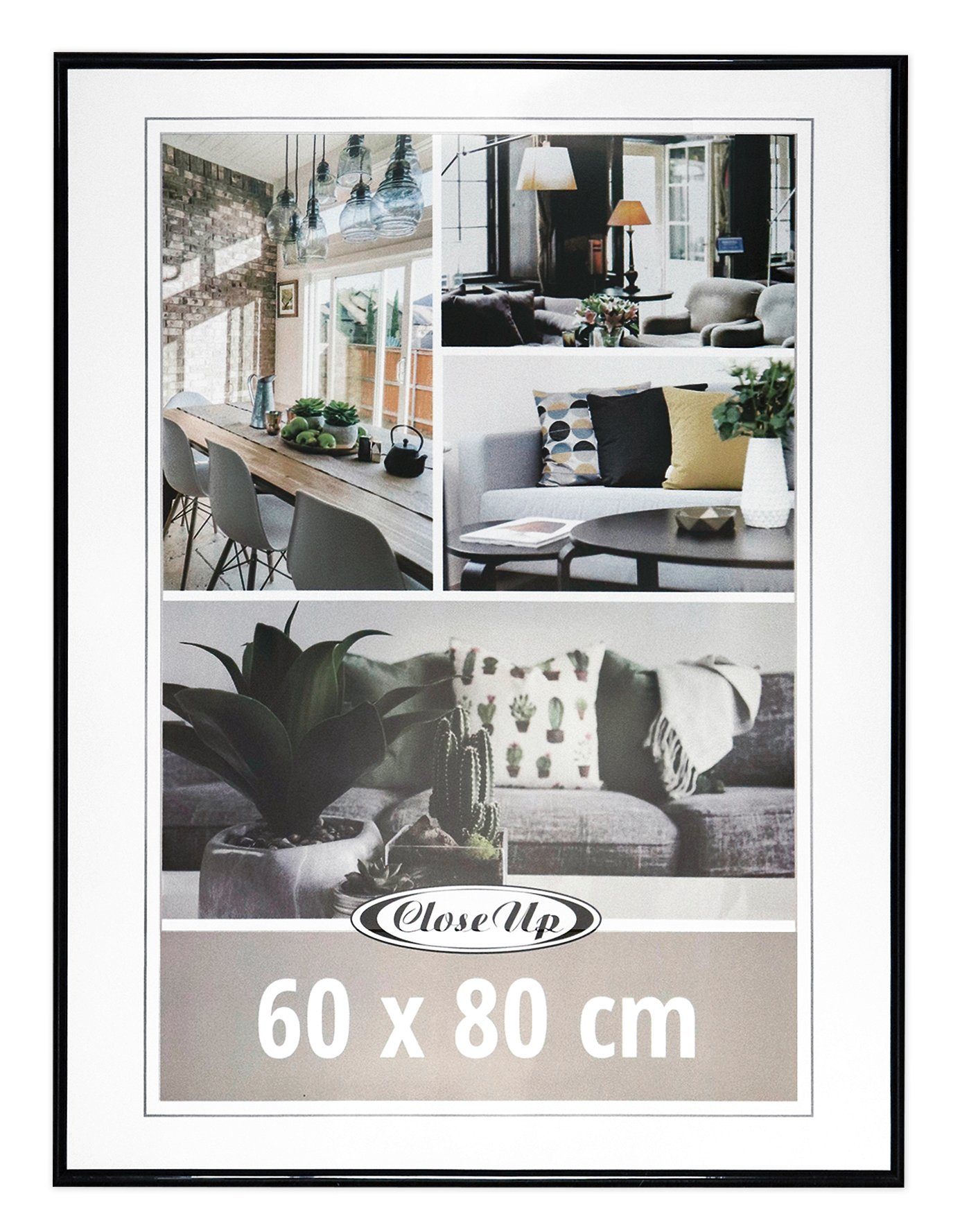 Close Up Bilderrahmen Posterrahmen 60 x 80 cm schwarz günstig online kaufen