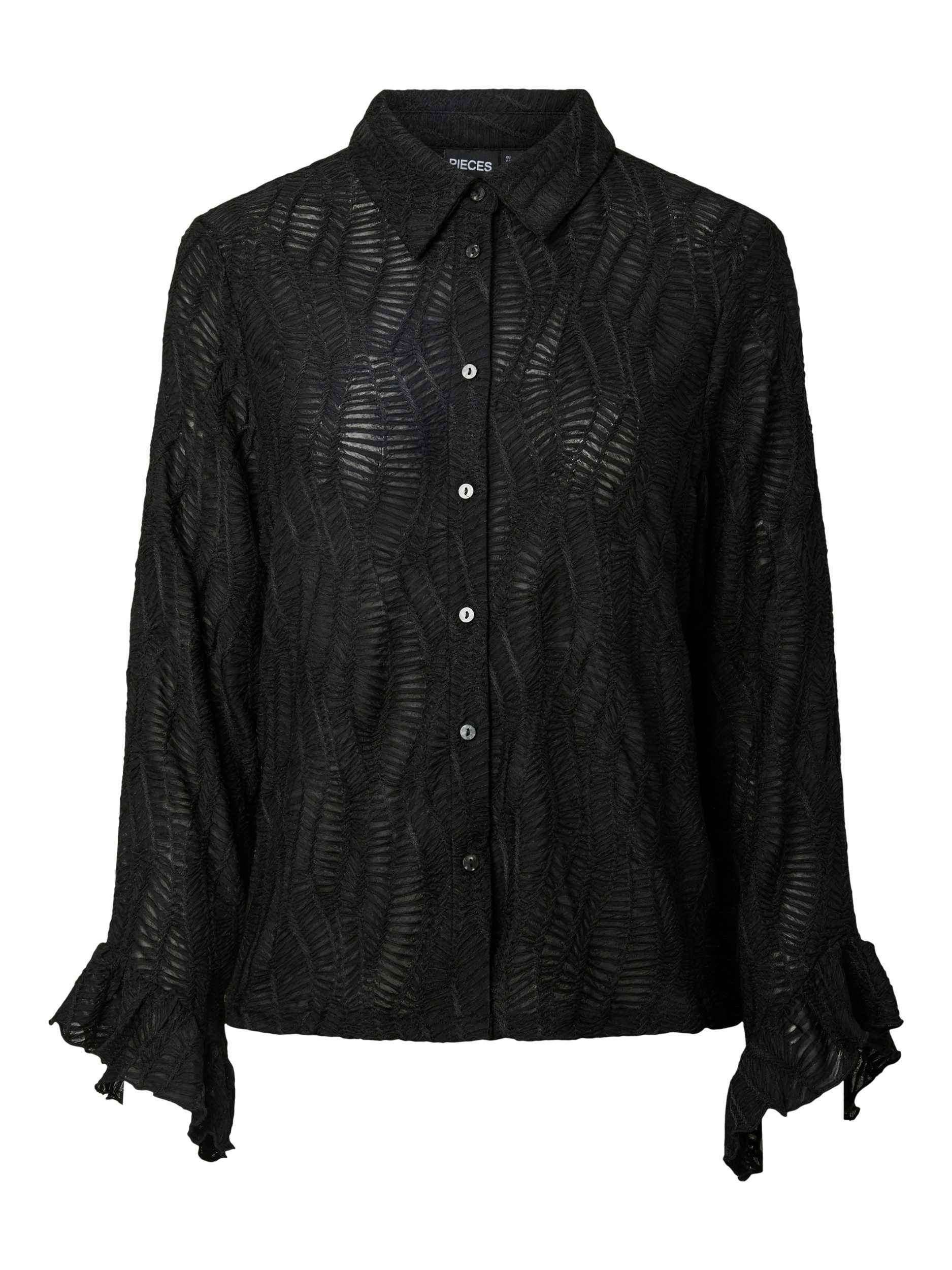 pieces Langarmbluse PCODESSA LS SHIRT JRS FSY PP