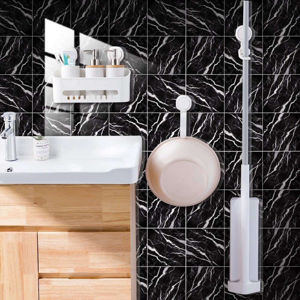 COOL-i ® Fliesenaufkleber, 10 stück PVC Fliesenaufkleber, Selbstklebende (10x10 cm,15x15 cm)