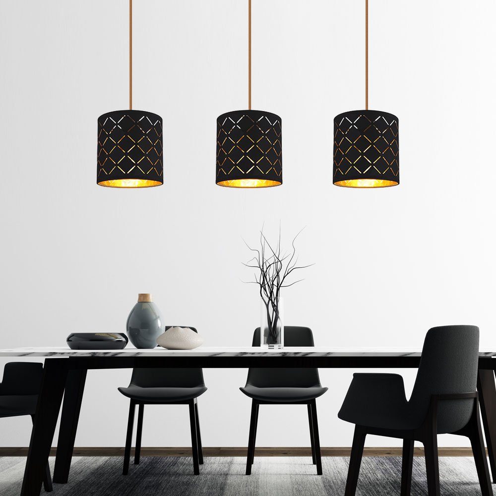 Die Eleganz von Schwarz-Gold: Wohnzimmerlampen, die Akzente setzen
