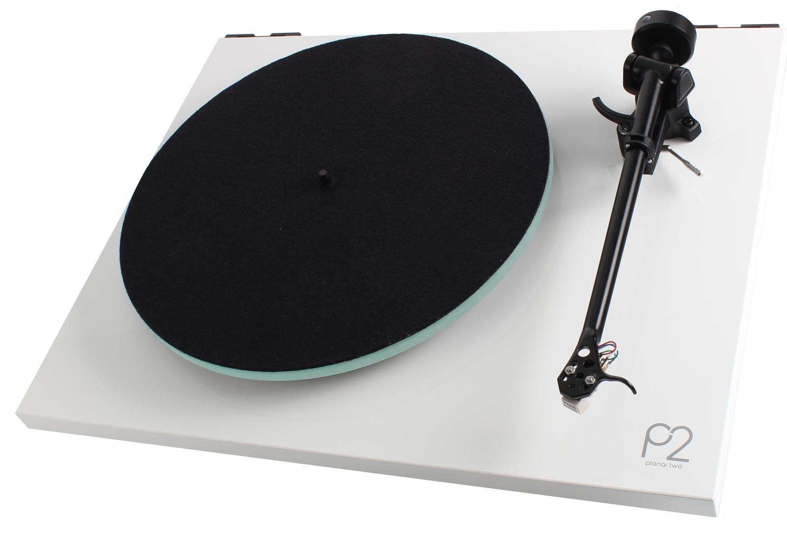 rega Planar 2 (33 Laufruhe,Glas-Plattenteller,spielfreie Ausführung,MM-Tonabnehmer,Riemenantrieb, MM-Tonabnehmer U/min),mit Abdeckhaube/Deckel,RB220 Lager) zutreffend, Carbon Hochleistungs-Tonarm,hochwertige 45 nicht 1/3 Plattenspieler und Plattenspieler weiß Geschwindigkeiten Plug-and-Play,2 24V-Synchronmotor,verbesserte (Riemenantrieb