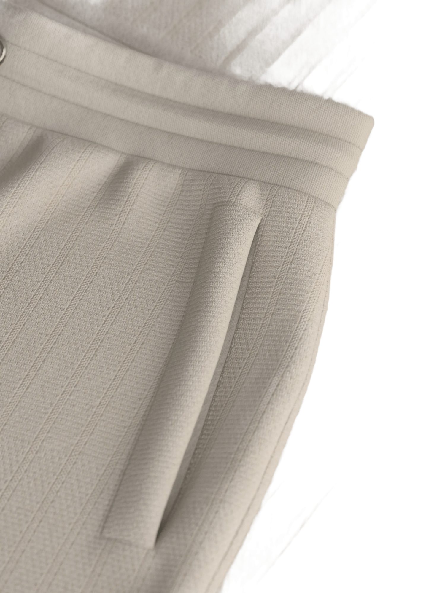JOOP! Stoffhose natur, Casual, Baumwolle, Gestreift, Regular Fit