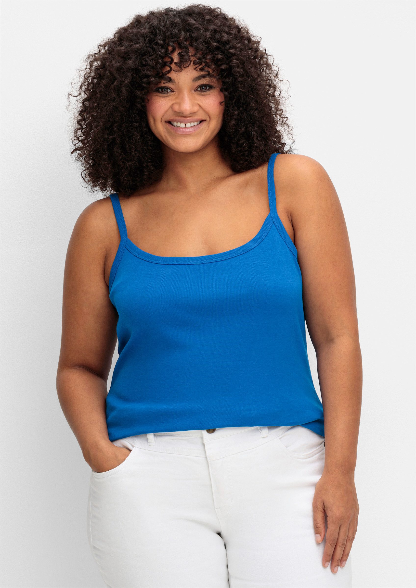 Sheego Shirttop Spaghettitop . günstig online kaufen