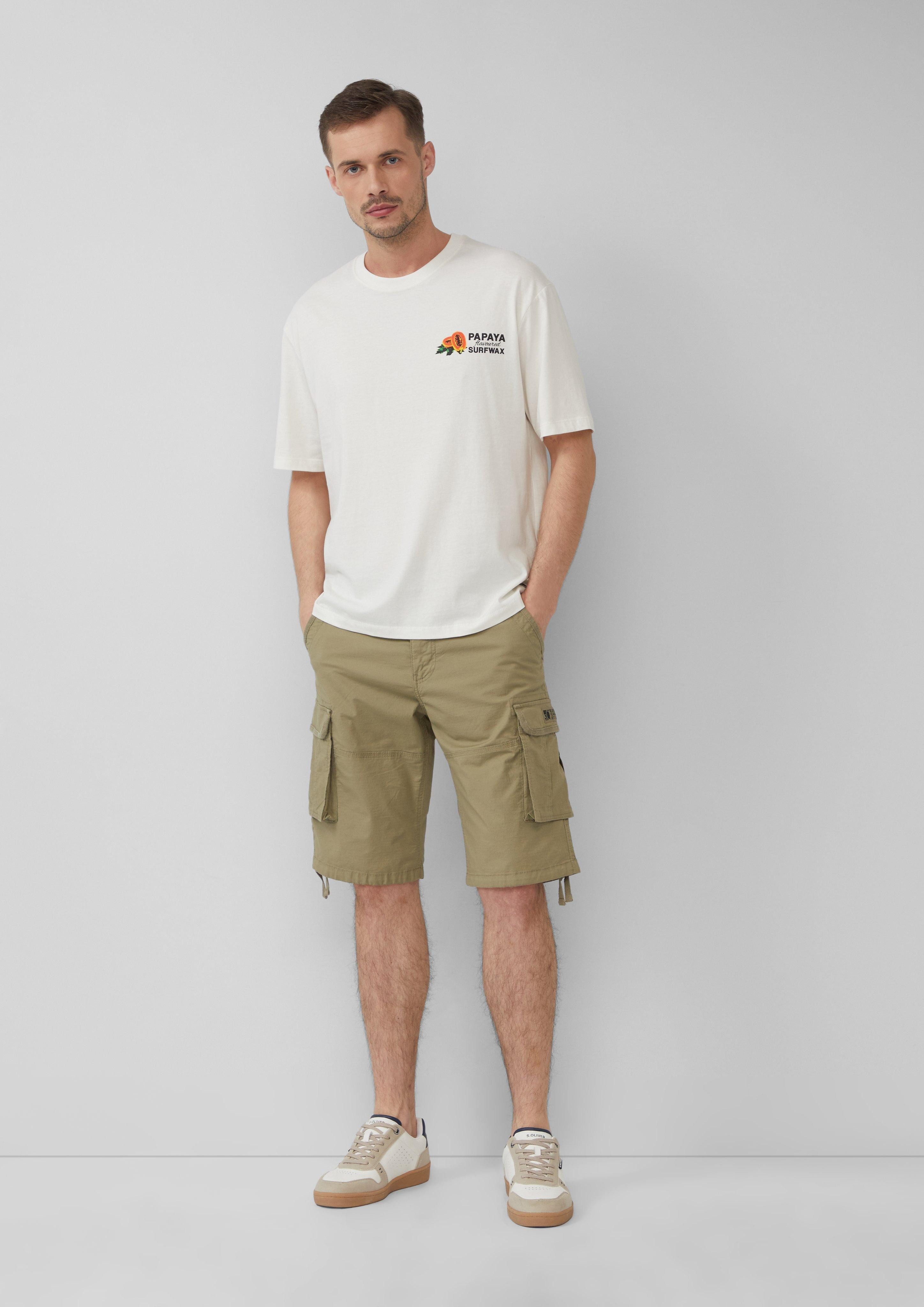 s.Oliver Bermudas File: Cargo-Bermuda im Relaxed günstig online kaufen