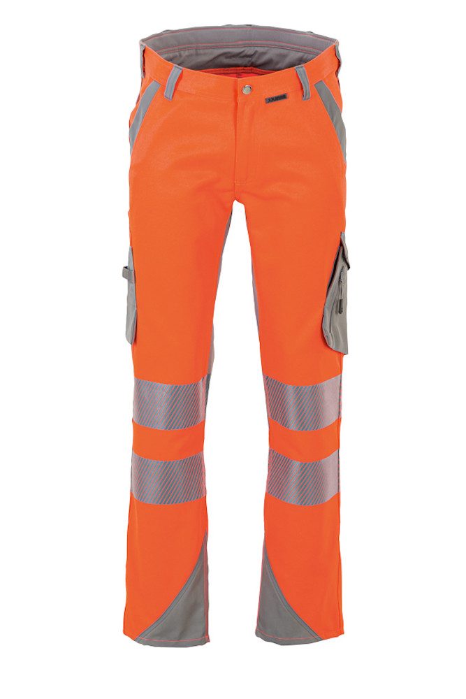 Planam Arbeitsbundhose PLANAM Herren Bundhose NORIT-WARNSCHUTZ Orange/Zink