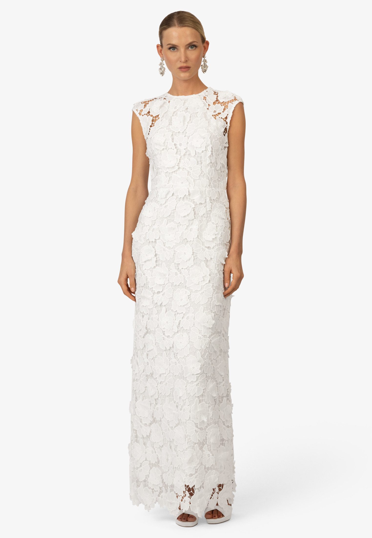 Kraimod Abendkleid mit floraler 3D-Spitze