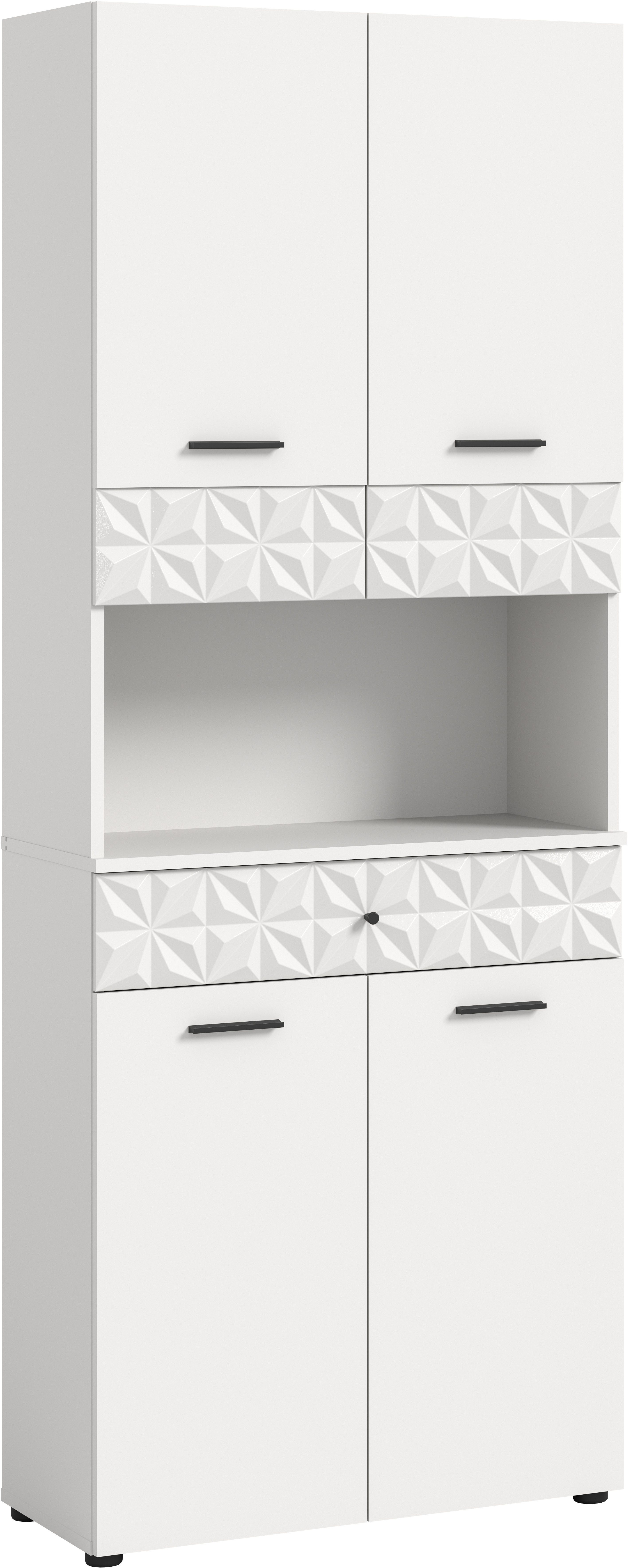 INOSIGN Hochschrank "VICENZA, TOPSELLER, Höhe 187cm, mit Schubkasten & Orna günstig online kaufen