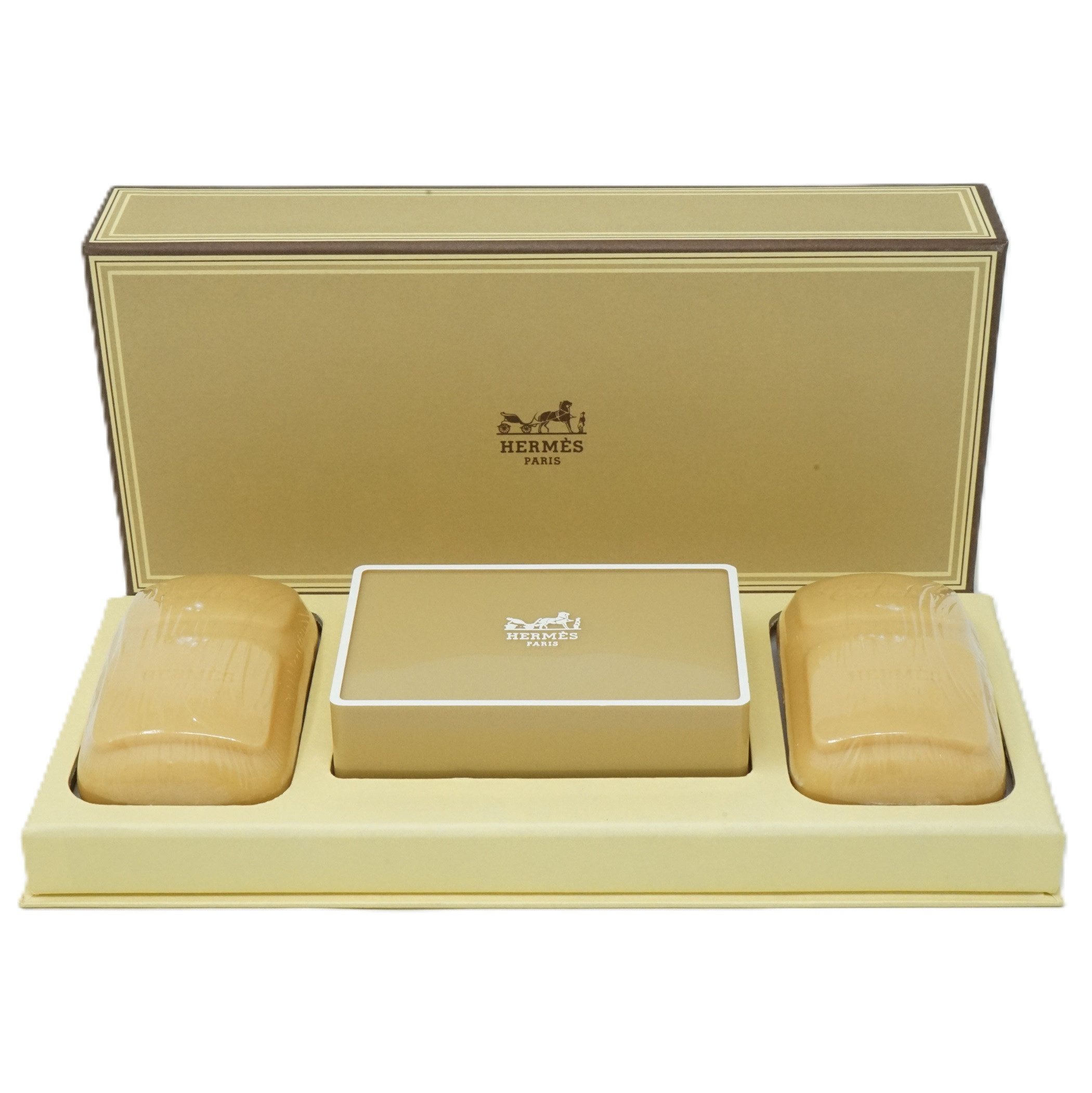 HERMÈS Handseife Hermes Caleche perfumed Soap Seife 3x100 g