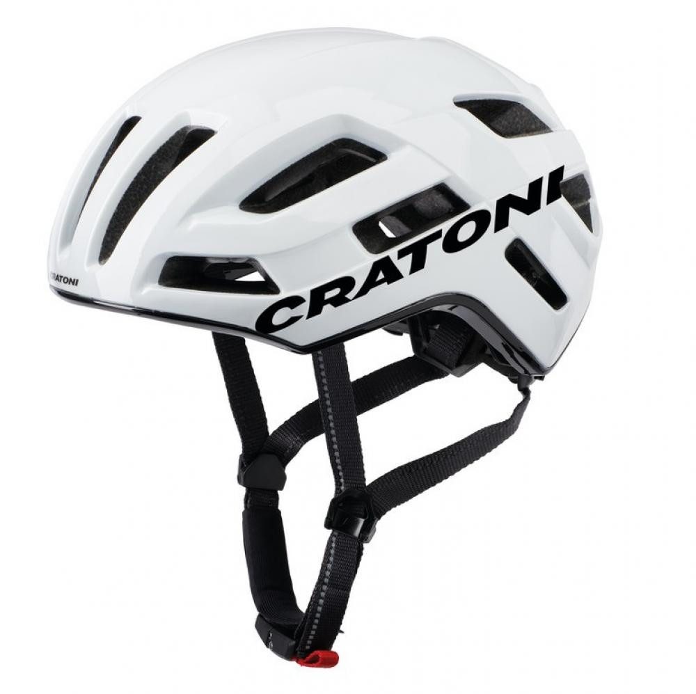 Fahrradhelm Cratoni Helm Speedfighter Performance weiß glanz S/M 54 bis 58cm