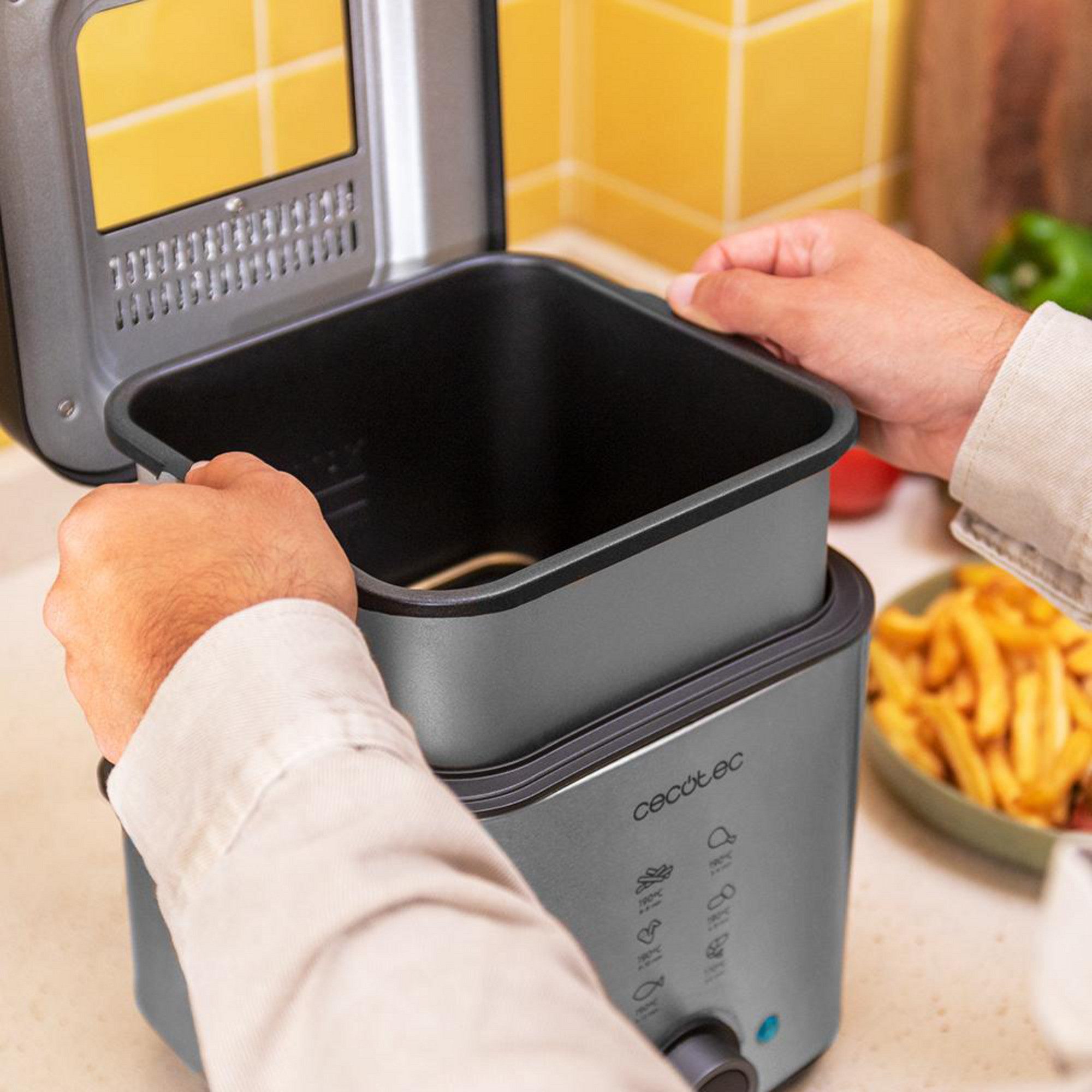 Cecotec Fritteuse 3102 CleanFry Advance 1500 Inox