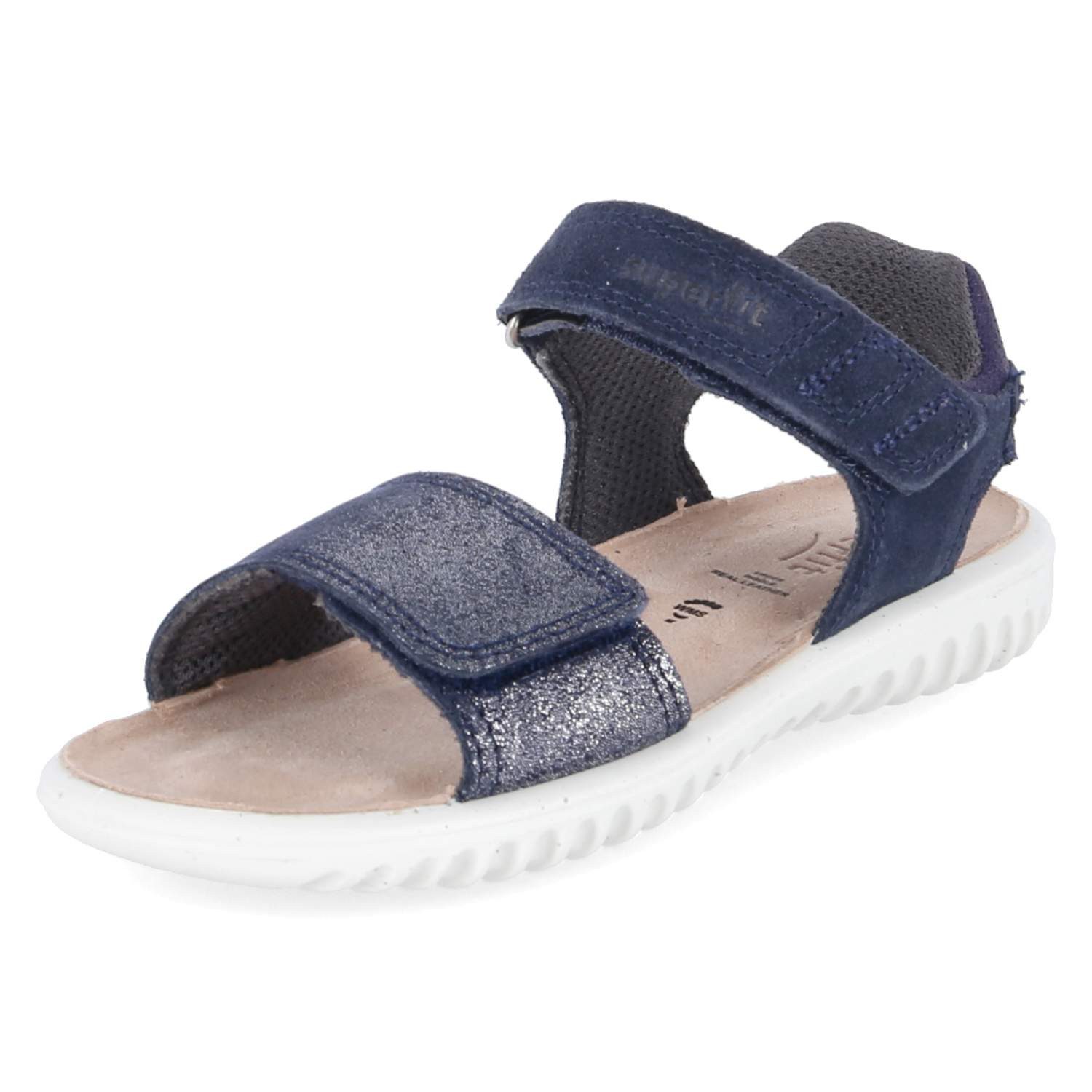 Superfit Superfit 1-009017-8000 Mädchen Leder & Textil blue Sandalette