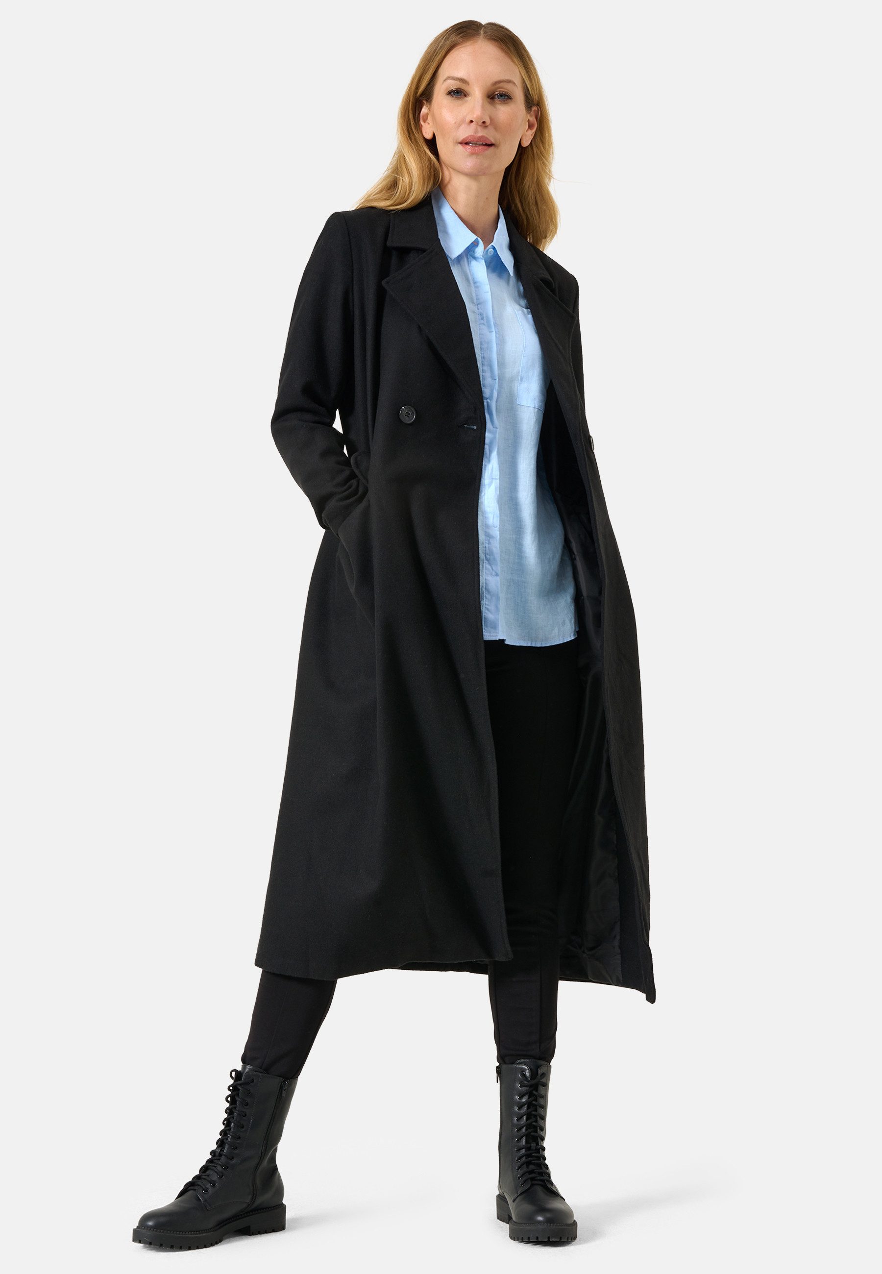 RICANO Langmantel Alberta Damen Wollmantel mit günstig online kaufen