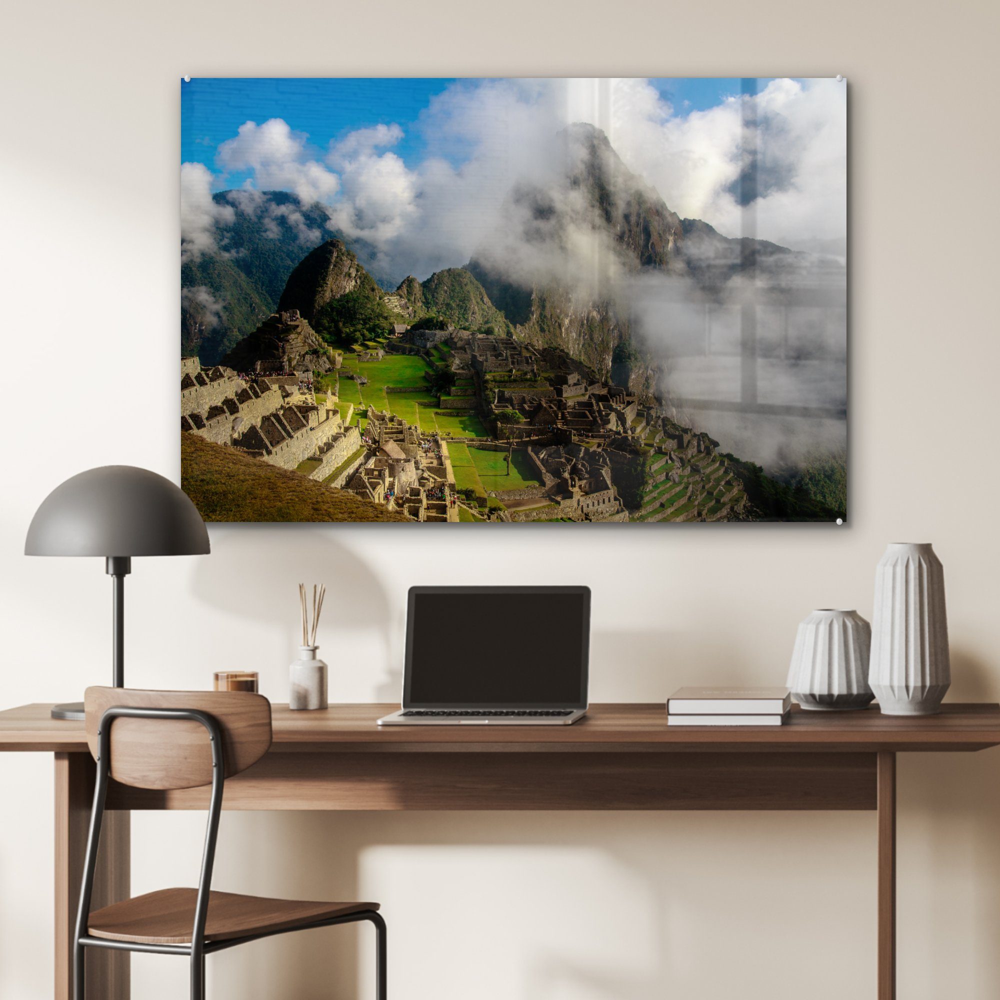 Peru, & Machu Picchu (1 Berg - MuchoWow Schlafzimmer Acrylglasbilder Acrylglasbild St), - Wohnzimmer