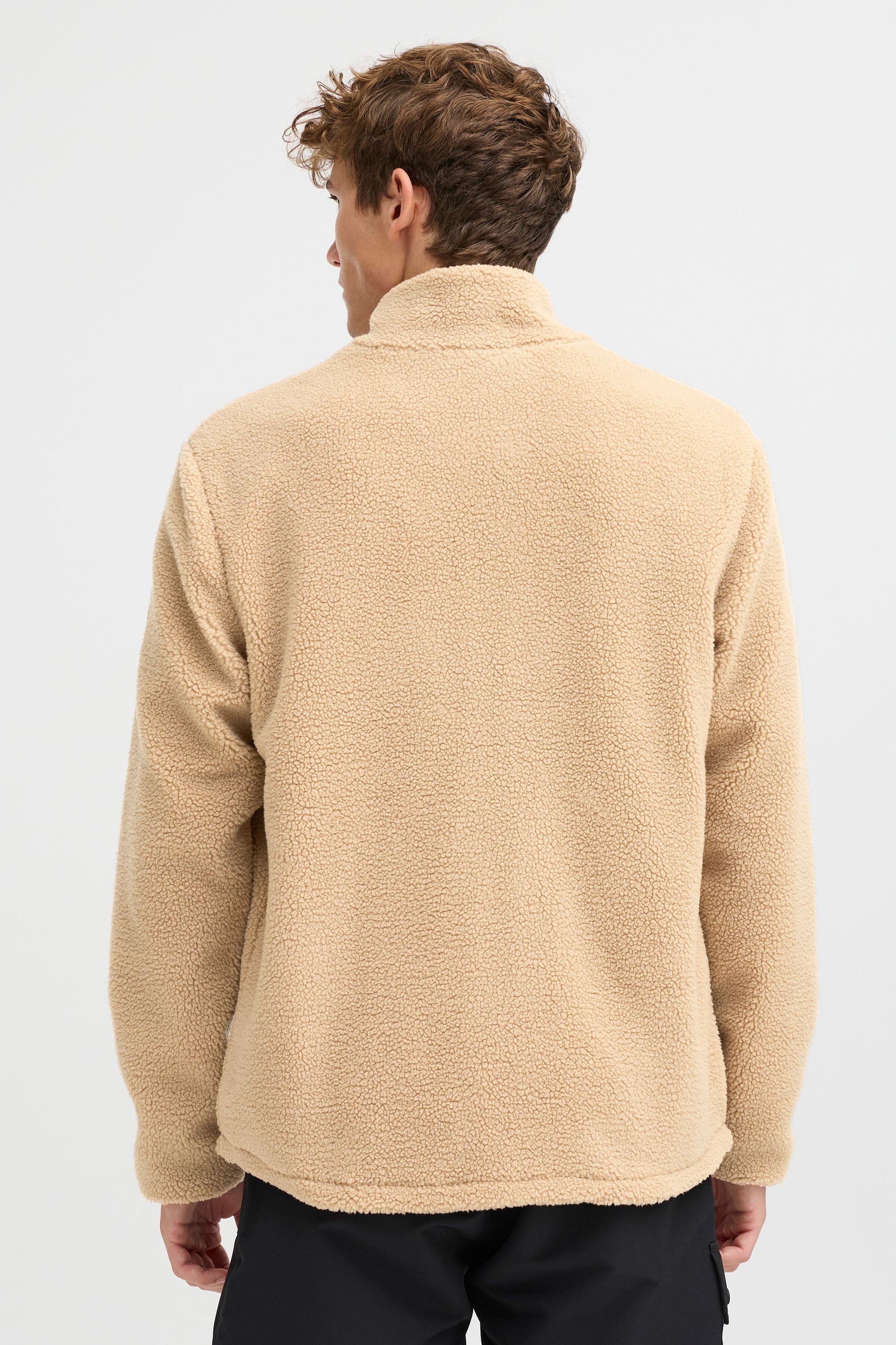 North Bend Fellimitatjacke NBSam M Moderne Fleecejacke mit Reißverschlusstaschen