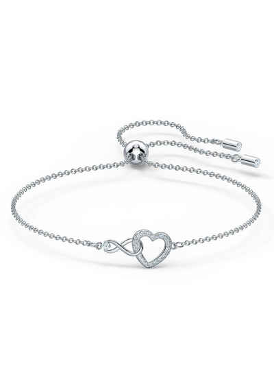 Swarovski Armband Ювелирные изделия Geschenk Armkette Herz Infinity Liebe, mit Swarovski® Kristall