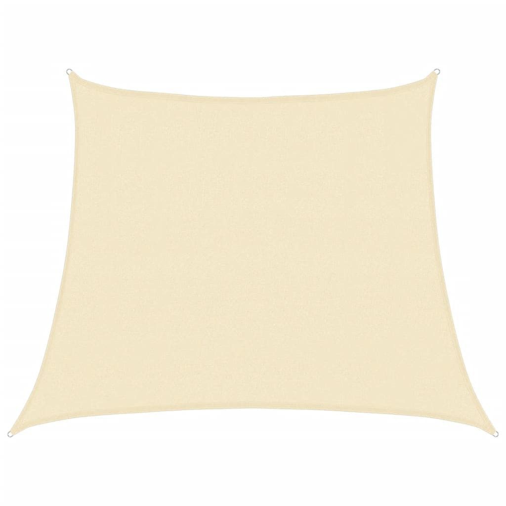 vidaXL Sonnensegel Sonnensegel 160 g/m² Creme 3/4x3 m HDPE, (1-tlg)