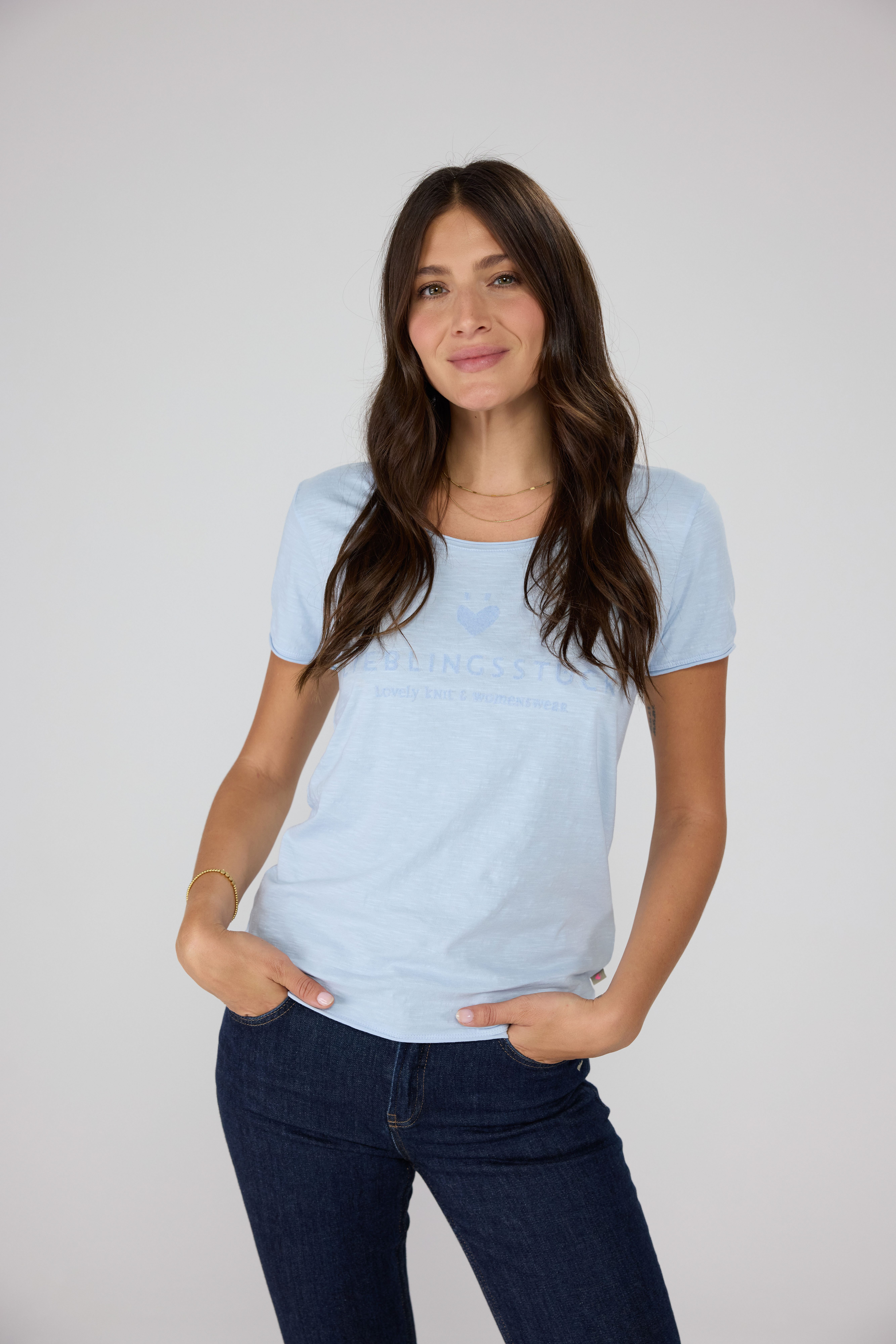 Lieblingsstück T-Shirt CiaEp mit Logo-Print günstig online kaufen