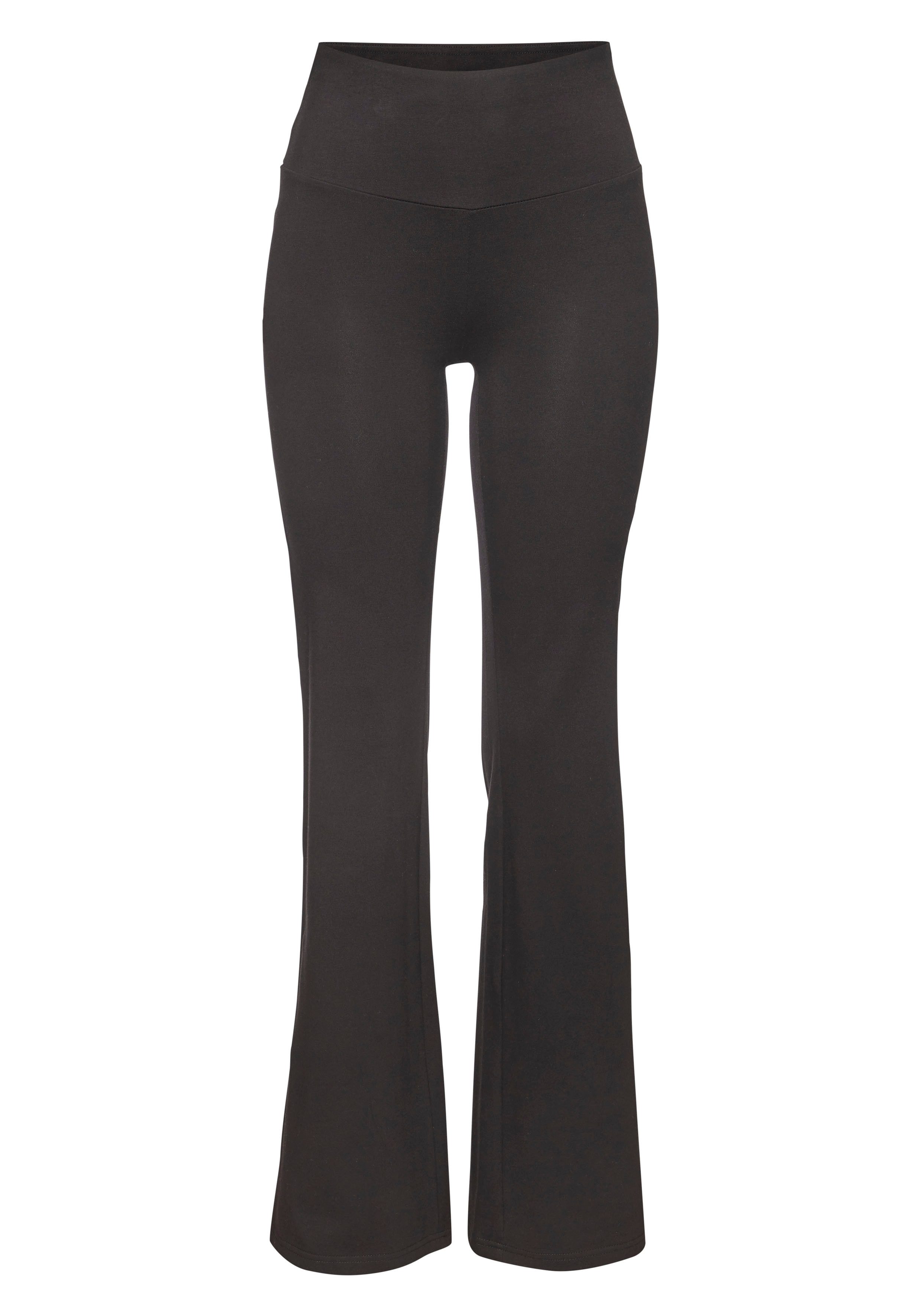 LASCANA ACTIVE Jazzpants mit breitem Bündchen günstig online kaufen